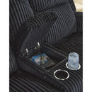 Diamond Modern Furniture Exclusive Design Forest Lake Fabric Loveseat with Console PC6420218 IMAGE 6