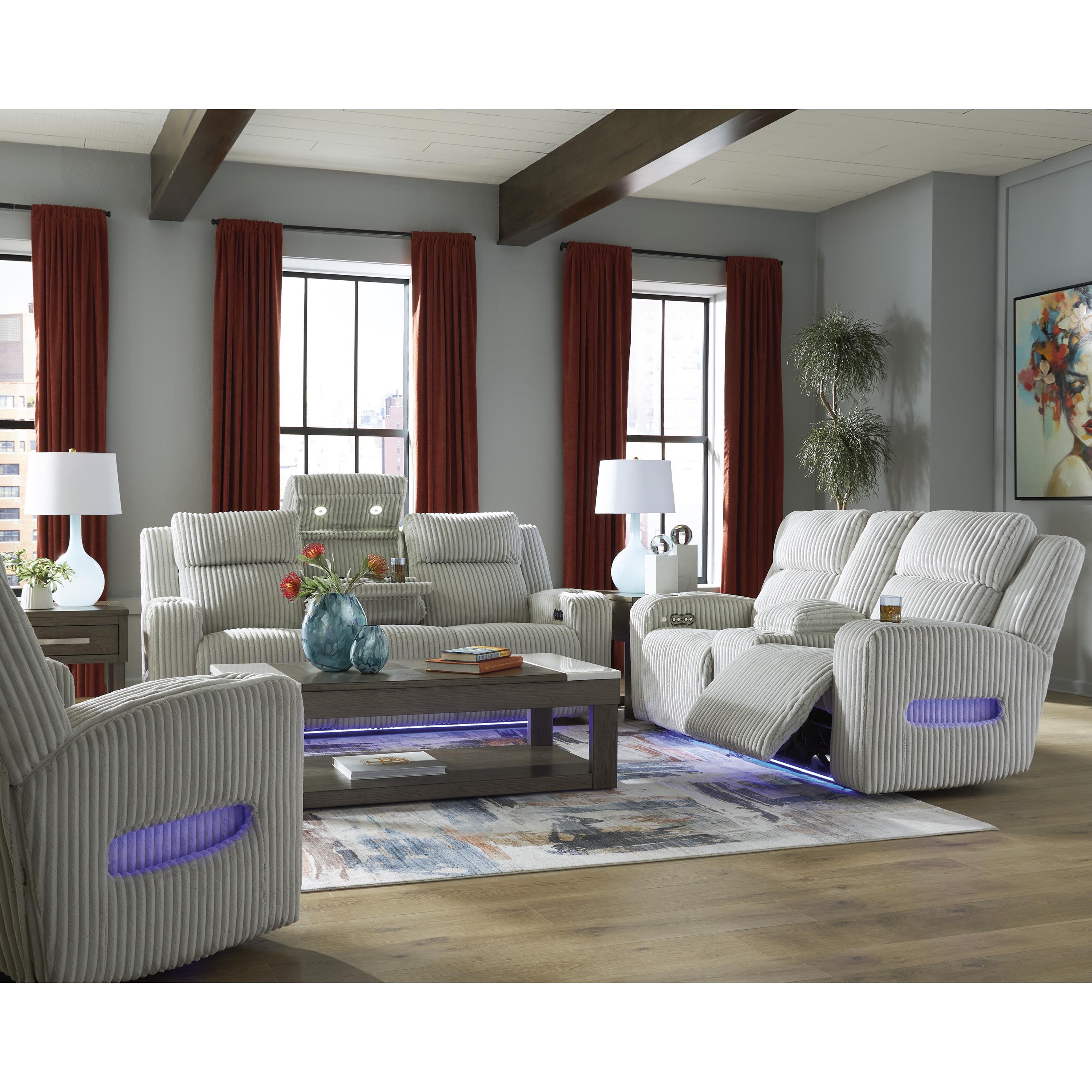 Diamond Modern Furniture Exclusive Design Forest Lake Loveseat with Console PC6420318 IMAGE 17