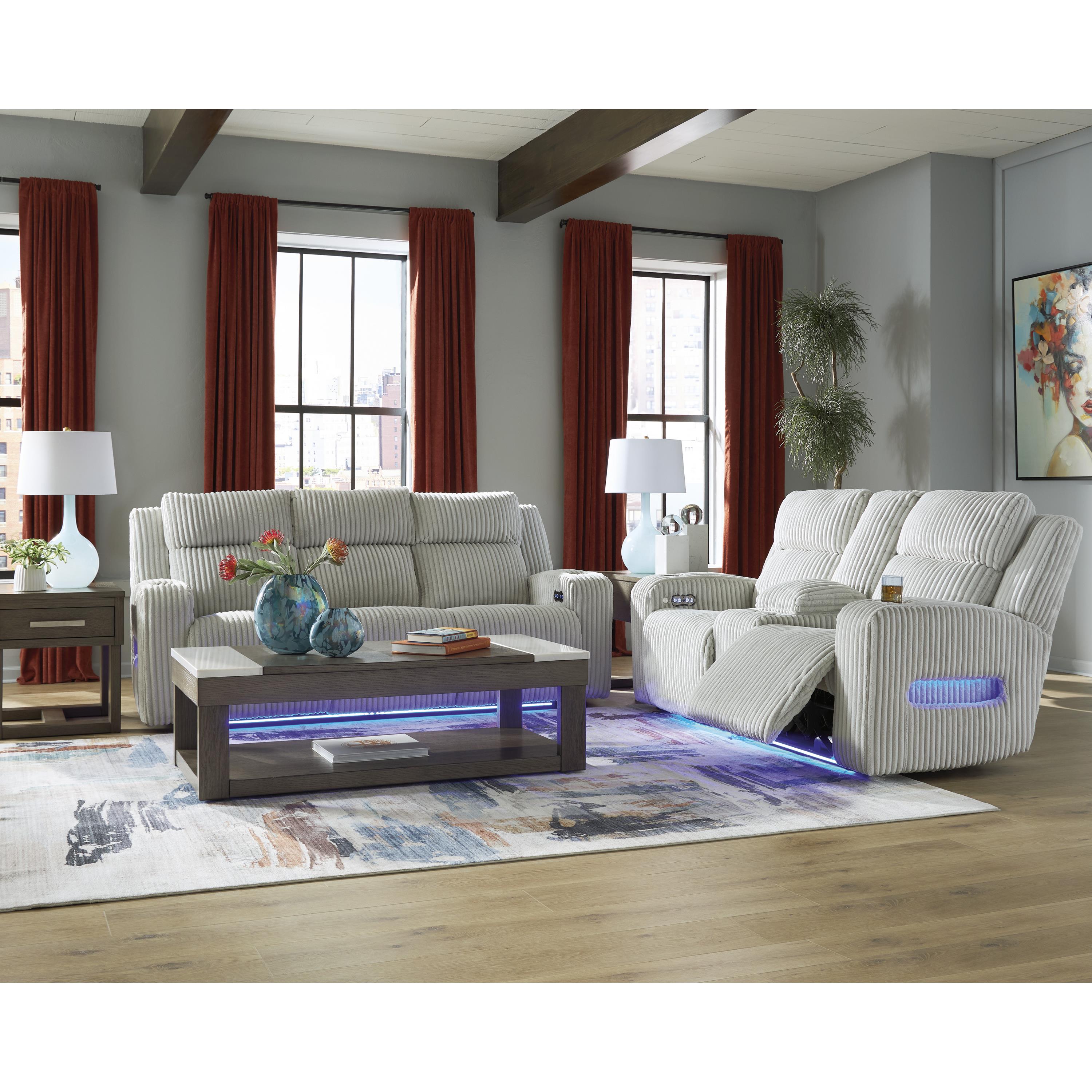 Diamond Modern Furniture Exclusive Design Forest Lake Loveseat with Console PC6420318 IMAGE 19