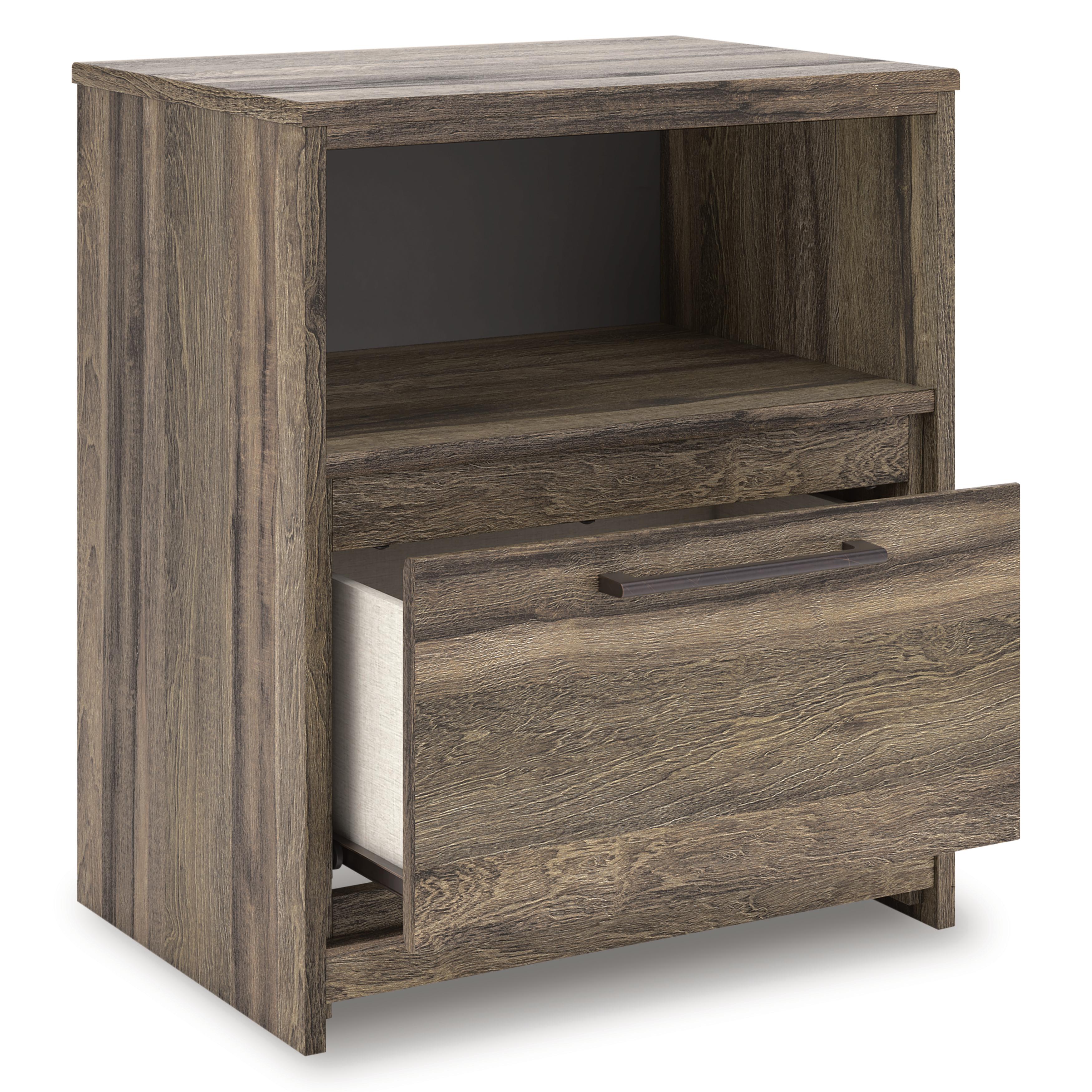 Diamond Modern Furniture Exclusive Design Elbrim 1-Drawer Nightstand PCB2005-91 IMAGE 2