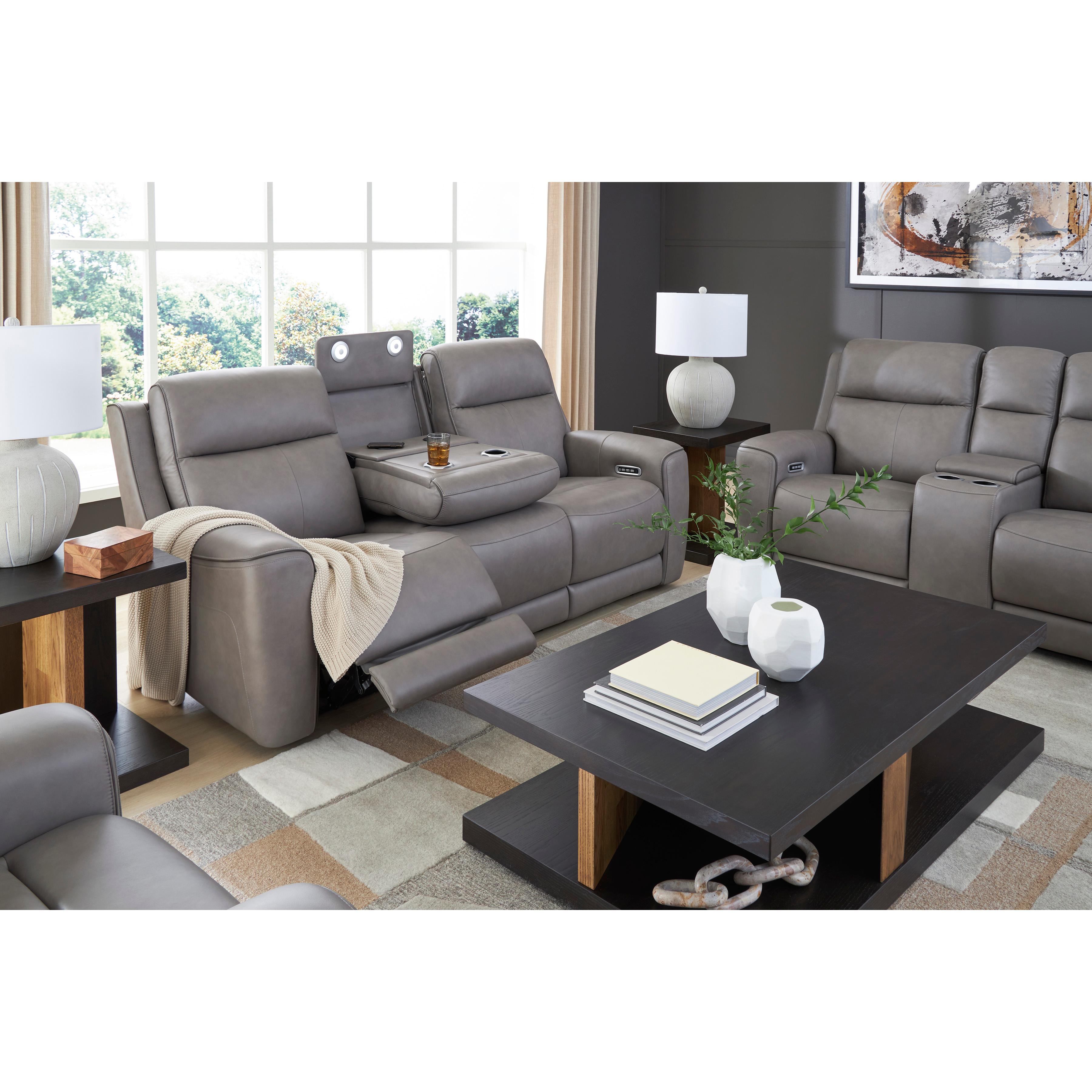 Diamond Modern Furniture Exclusive Design 5Z-Comfort Loveseat with Console PCU1090018 IMAGE 10