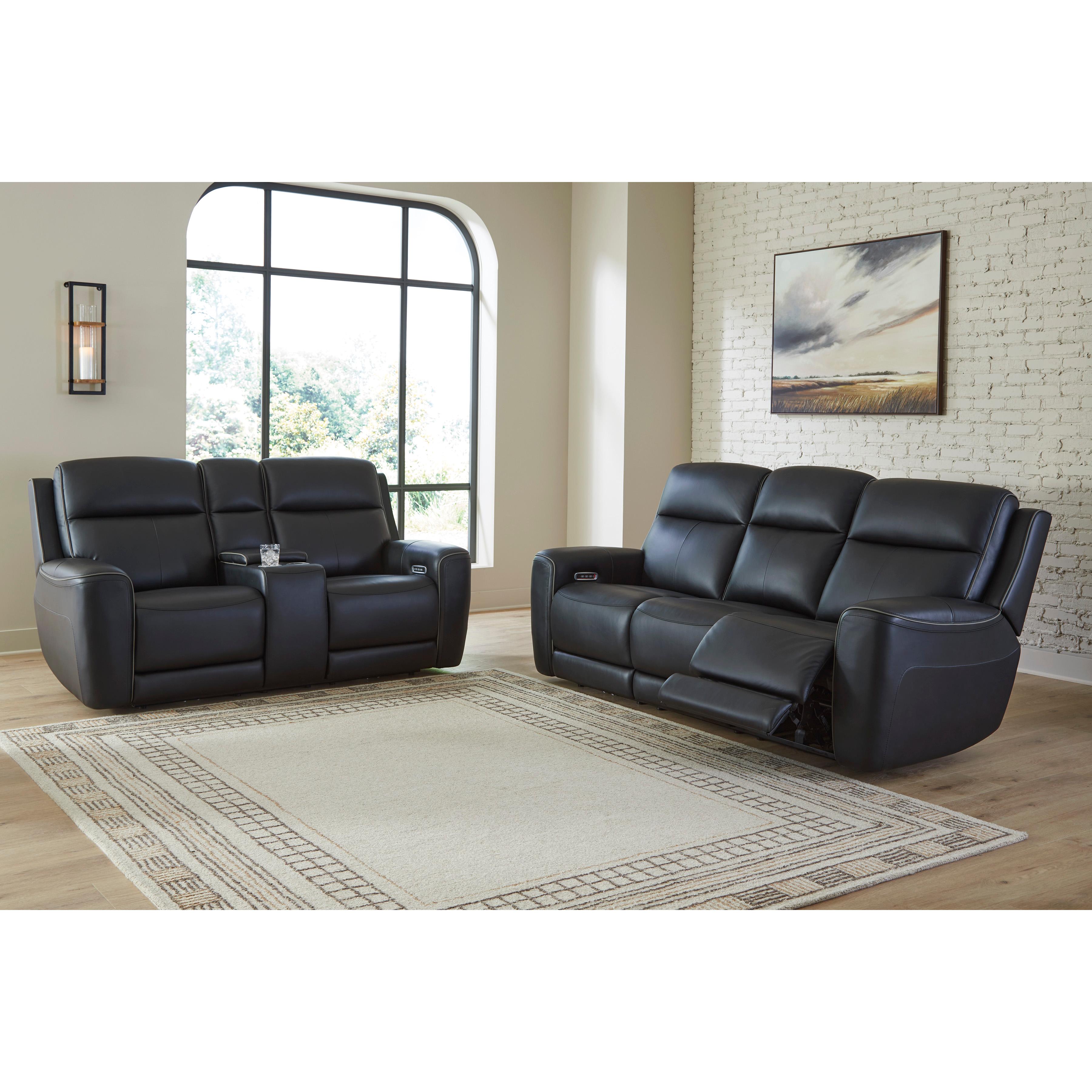 Diamond Modern Furniture Exclusive Design 5Z-Comfort Loveseat with Console PCU1090218 IMAGE 17