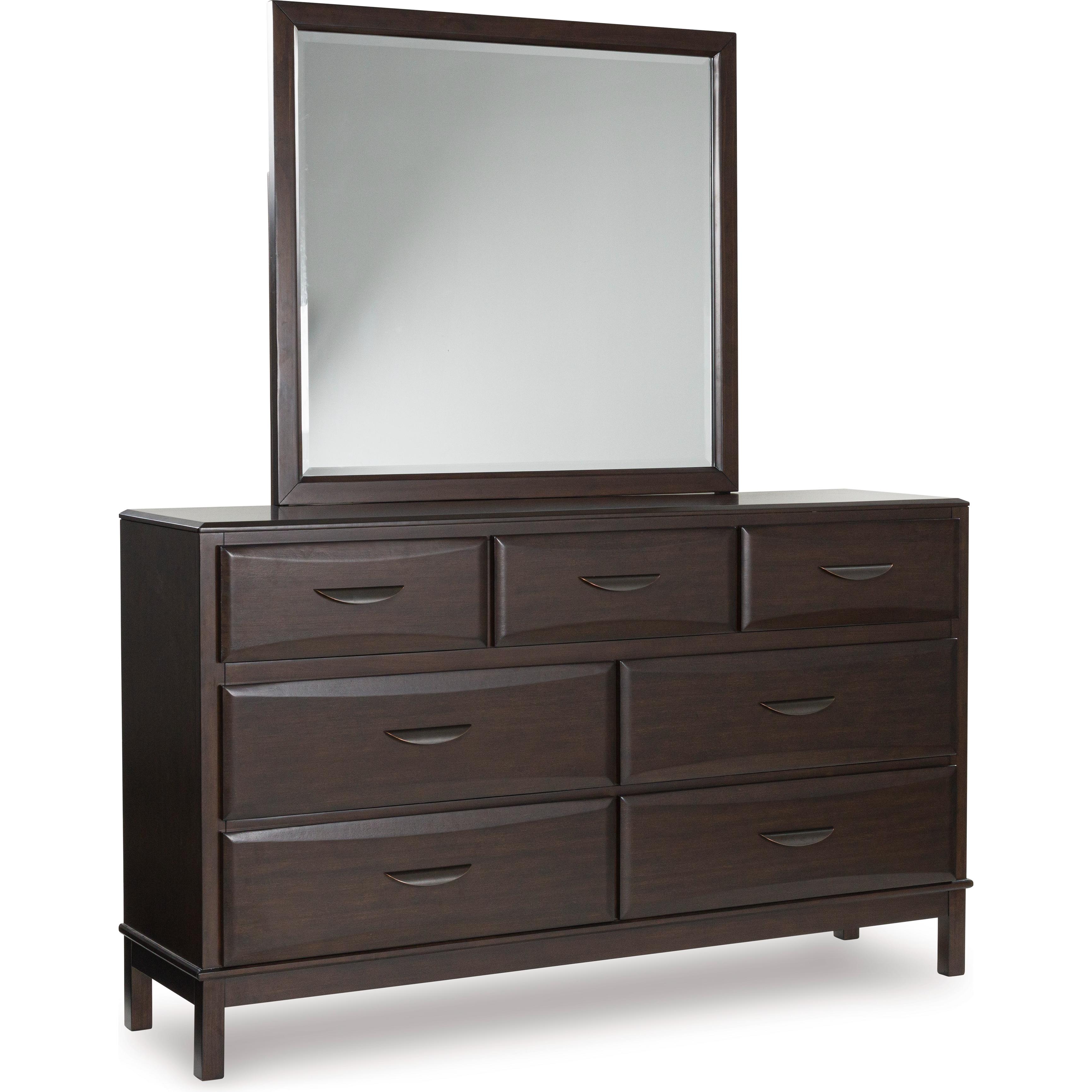 Diamond Modern Furniture Exclusive Design Vanmore Dresser Mirror B479-36 IMAGE 3