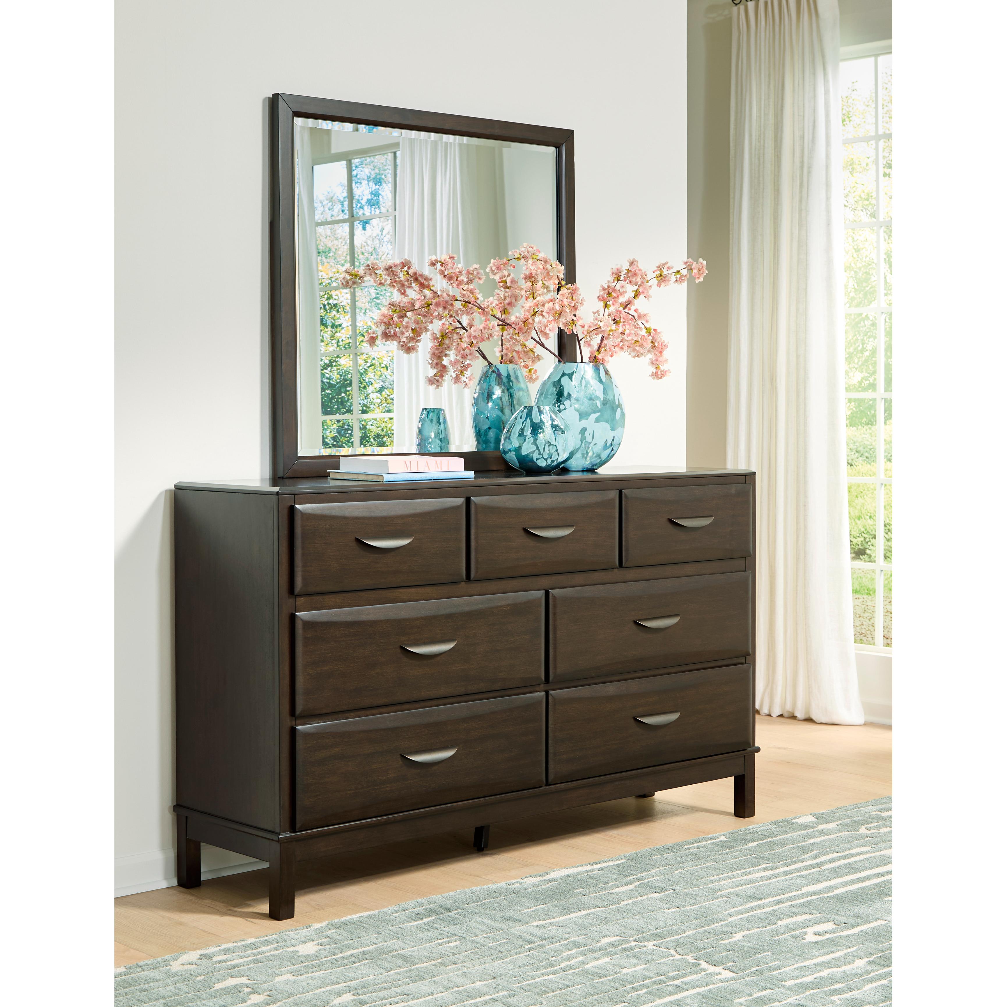 Diamond Modern Furniture Exclusive Design Vanmore Dresser Mirror B479-36 IMAGE 4