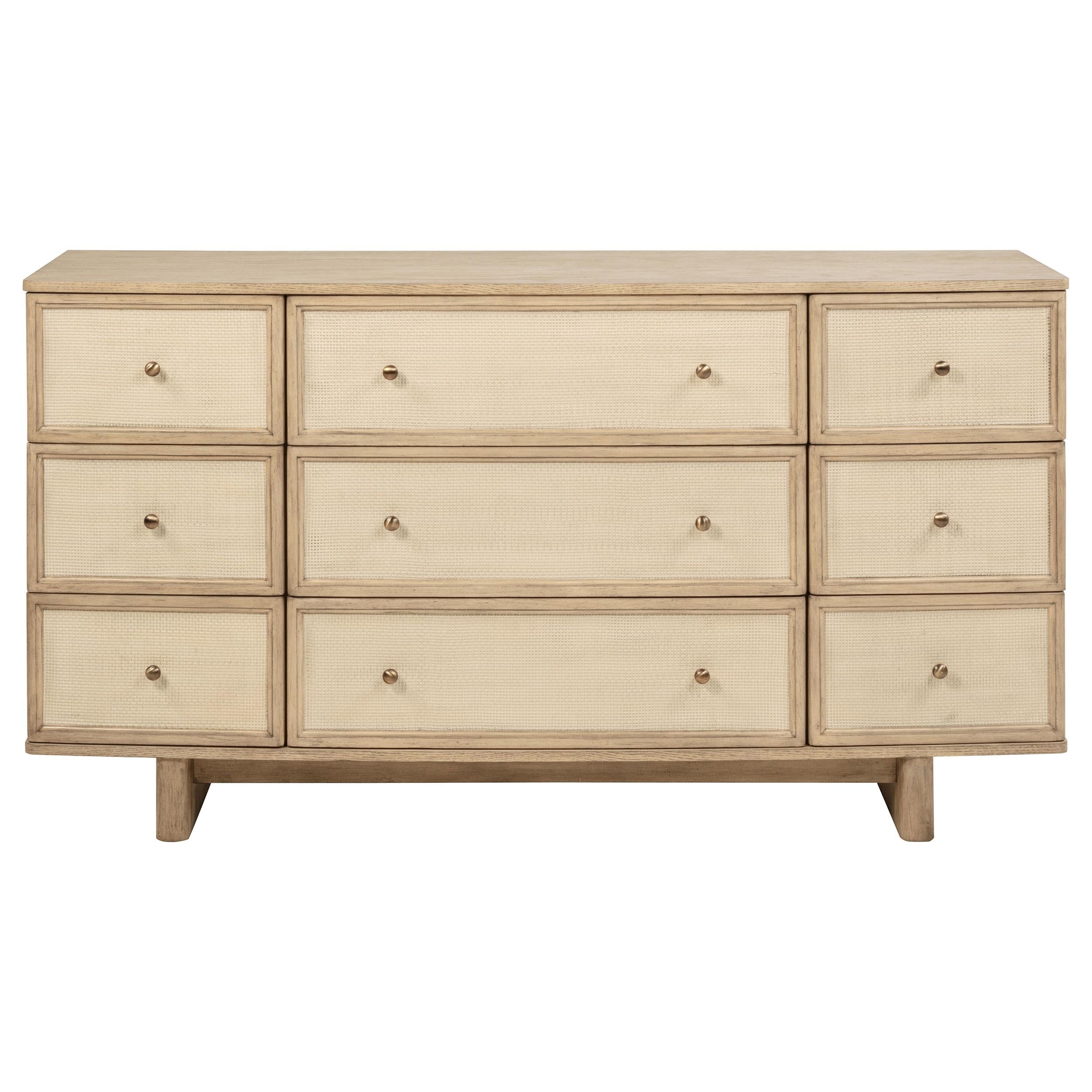 Coaster Furniture Kailani 225043 9-Drawer Dresser Cabinet - Beige Oak IMAGE 2