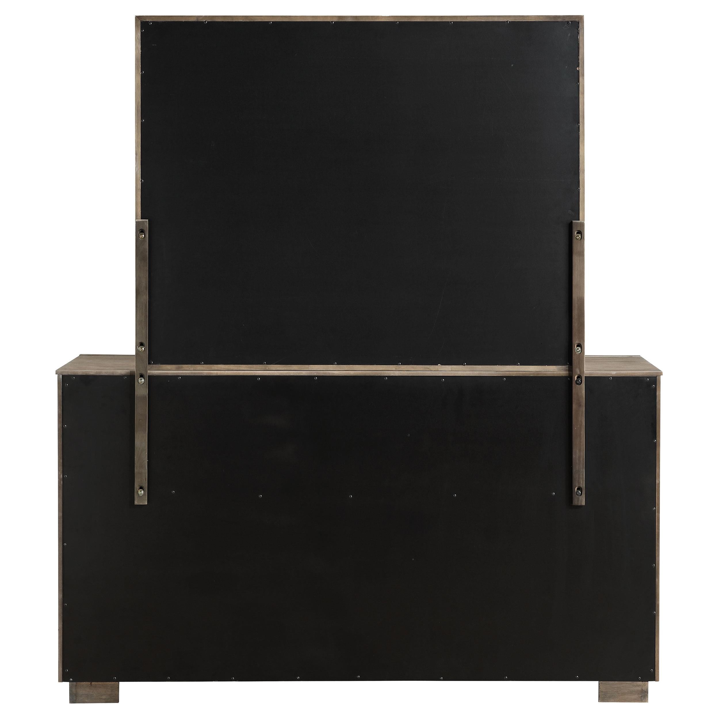 Coaster Furniture Durango 223273M 8-Drawer Dresser and Mirror - Taupe Oak IMAGE 6