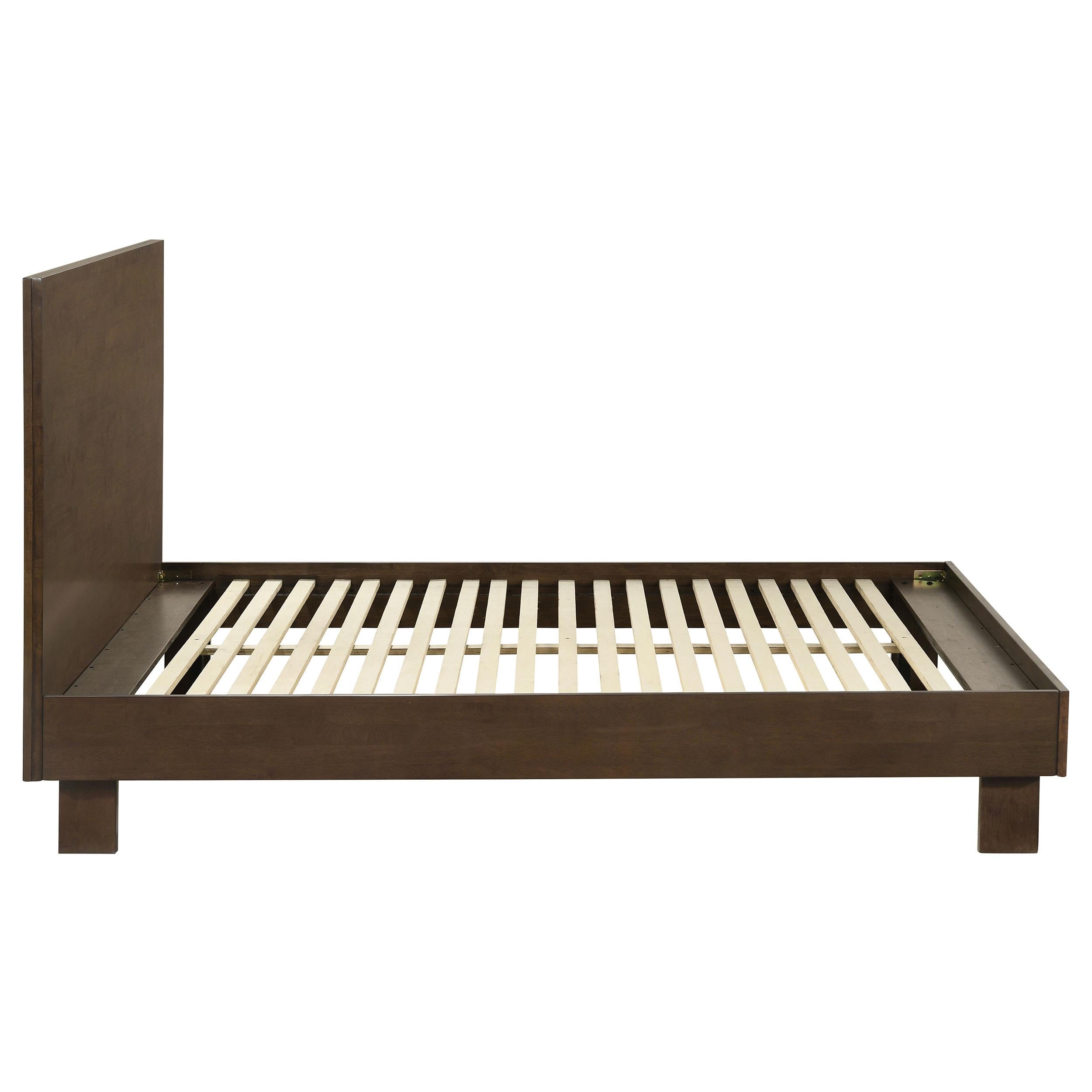 Coaster Furniture Glenwood 225011Q 48-inch Queen Platform Panel Bed - Warm Brown IMAGE 5