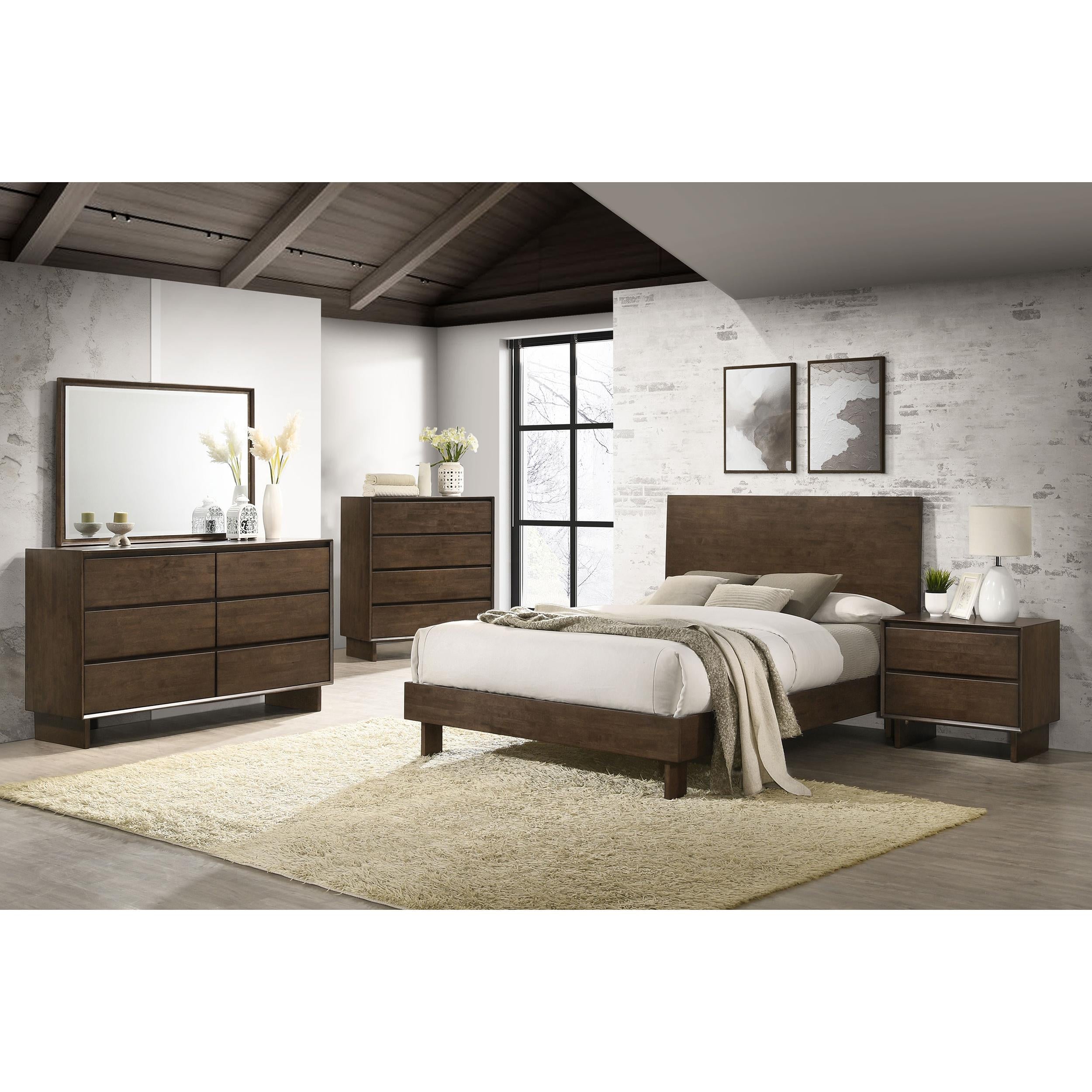 Coaster Furniture Glenwood 225013 6-Drawer Dresser Cabinet - Warm Brown IMAGE 10