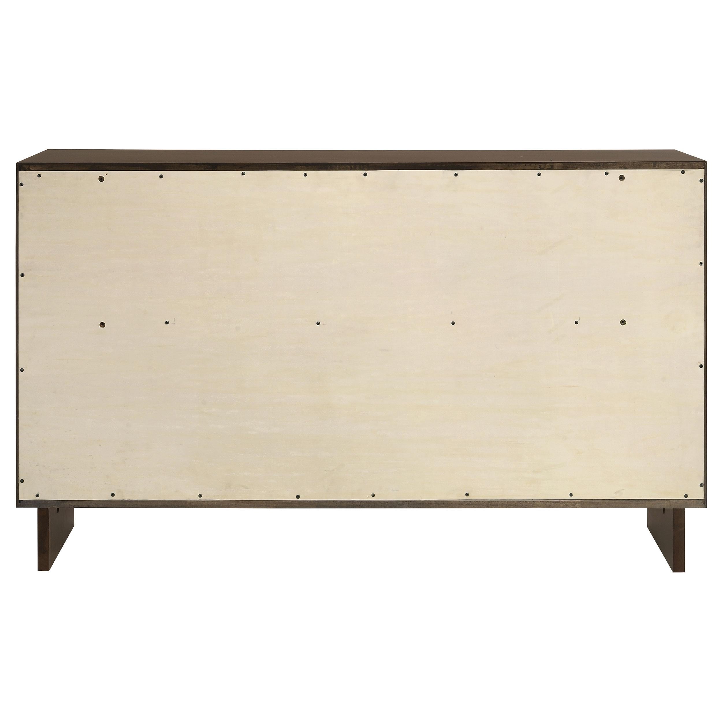 Coaster Furniture Glenwood 225013 6-Drawer Dresser Cabinet - Warm Brown IMAGE 6