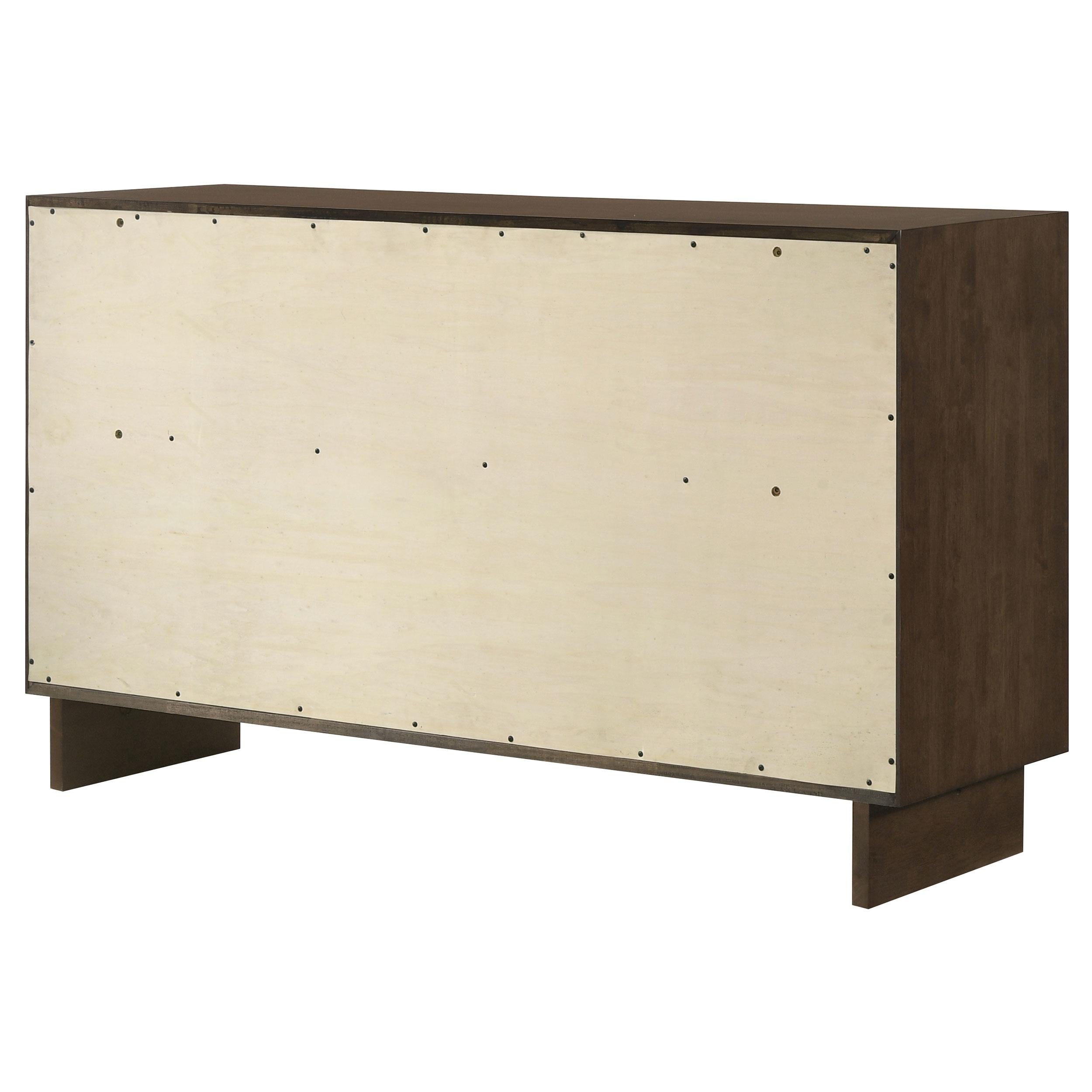 Coaster Furniture Glenwood 225013 6-Drawer Dresser Cabinet - Warm Brown IMAGE 7
