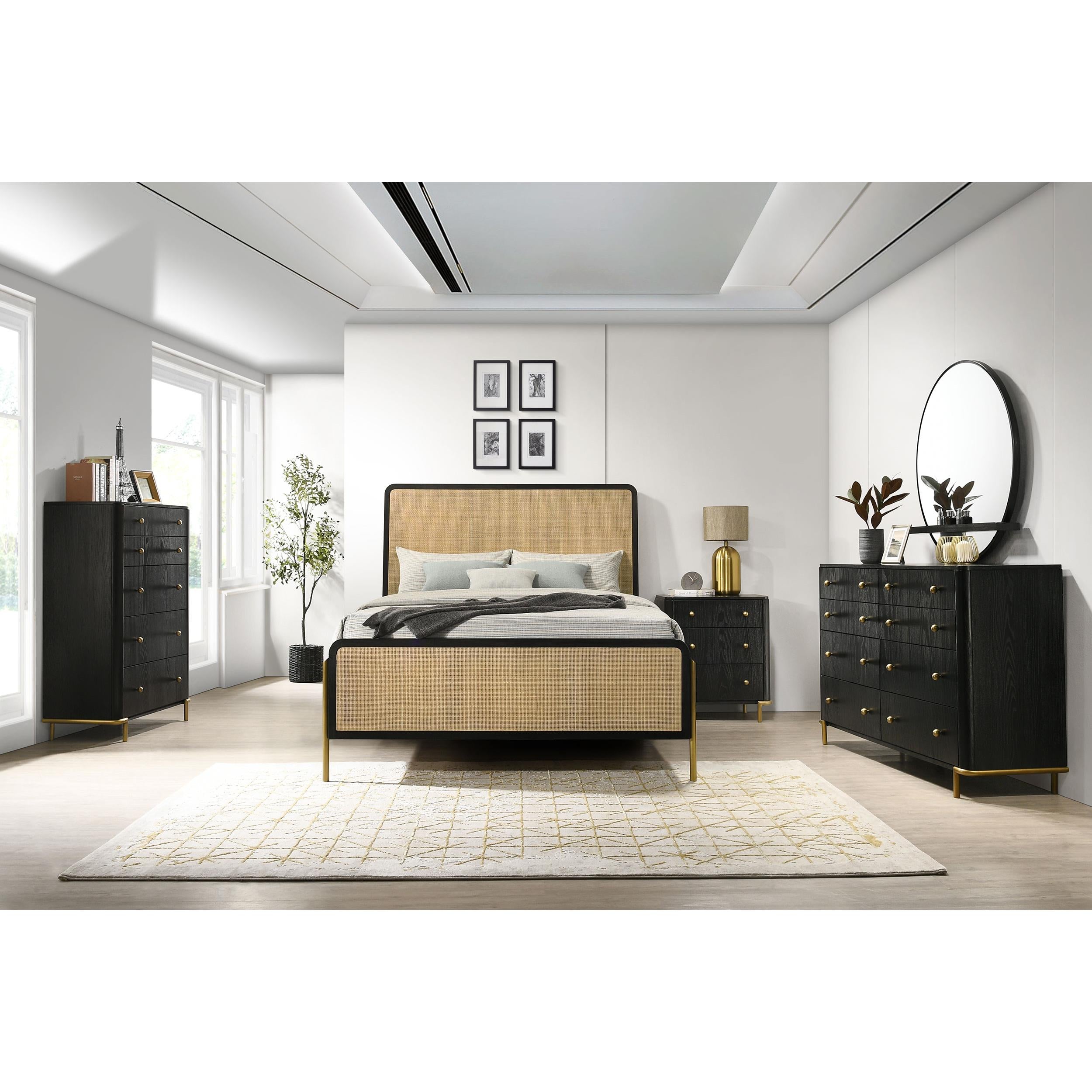 Coaster Furniture Arini 224333M 8-Drawer Dresser with Mirror - Black IMAGE 11