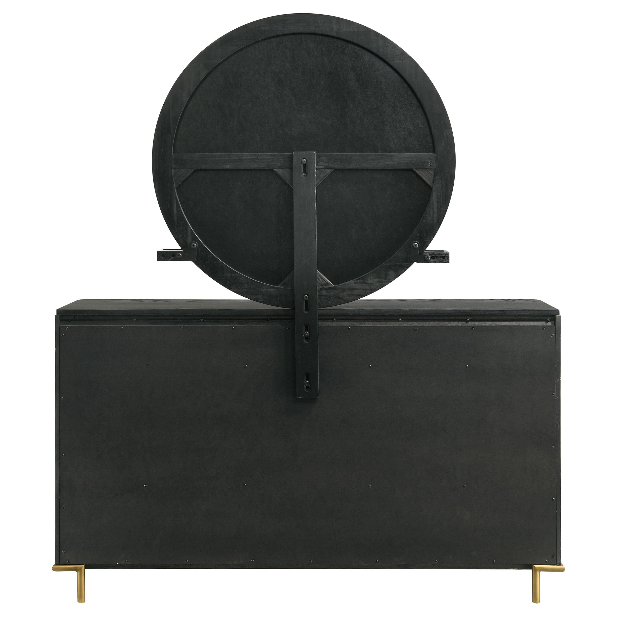 Coaster Furniture Arini 224333M 8-Drawer Dresser with Mirror - Black IMAGE 6