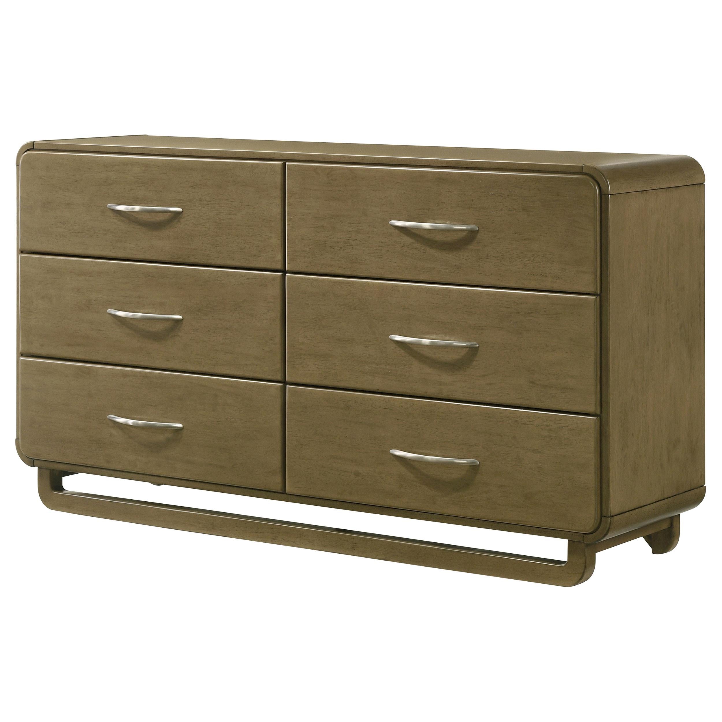 Coaster Furniture Amsbury 224273 6-Drawer Dresser Cabinet - Nutmeg IMAGE 3
