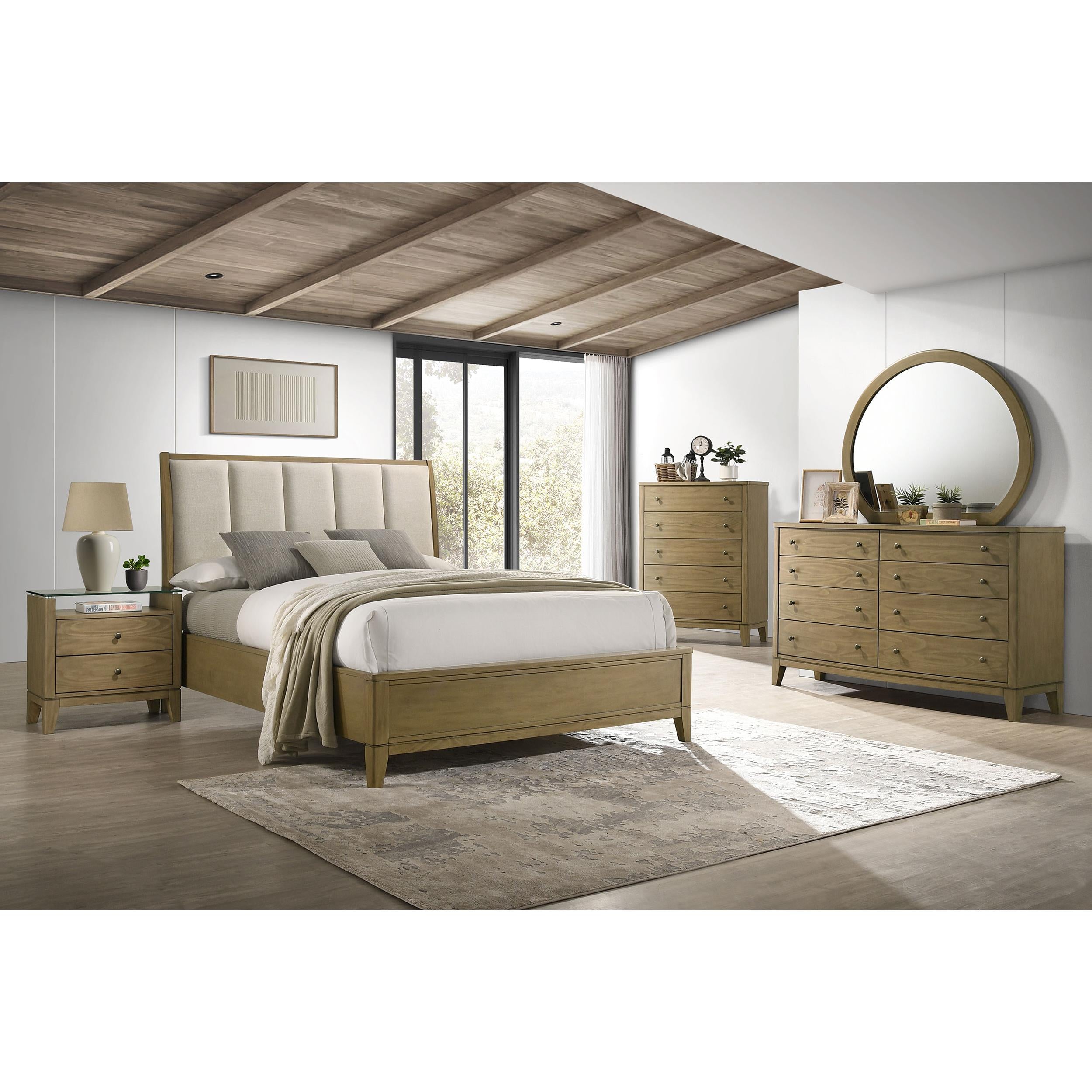 Coaster Furniture Granada 224923M 8-Drawer Dresser and Mirror - Natural Pine IMAGE 10