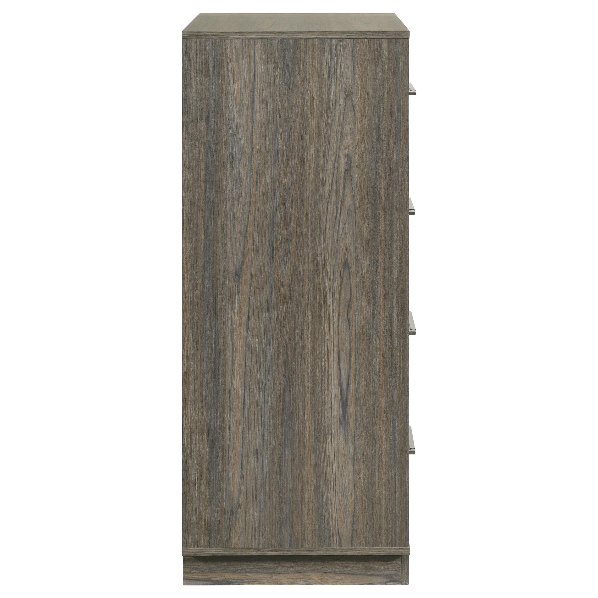 Coaster Furniture Fenwick 224985 4-Drawer Chest of Drawers - Grey Oak IMAGE 8