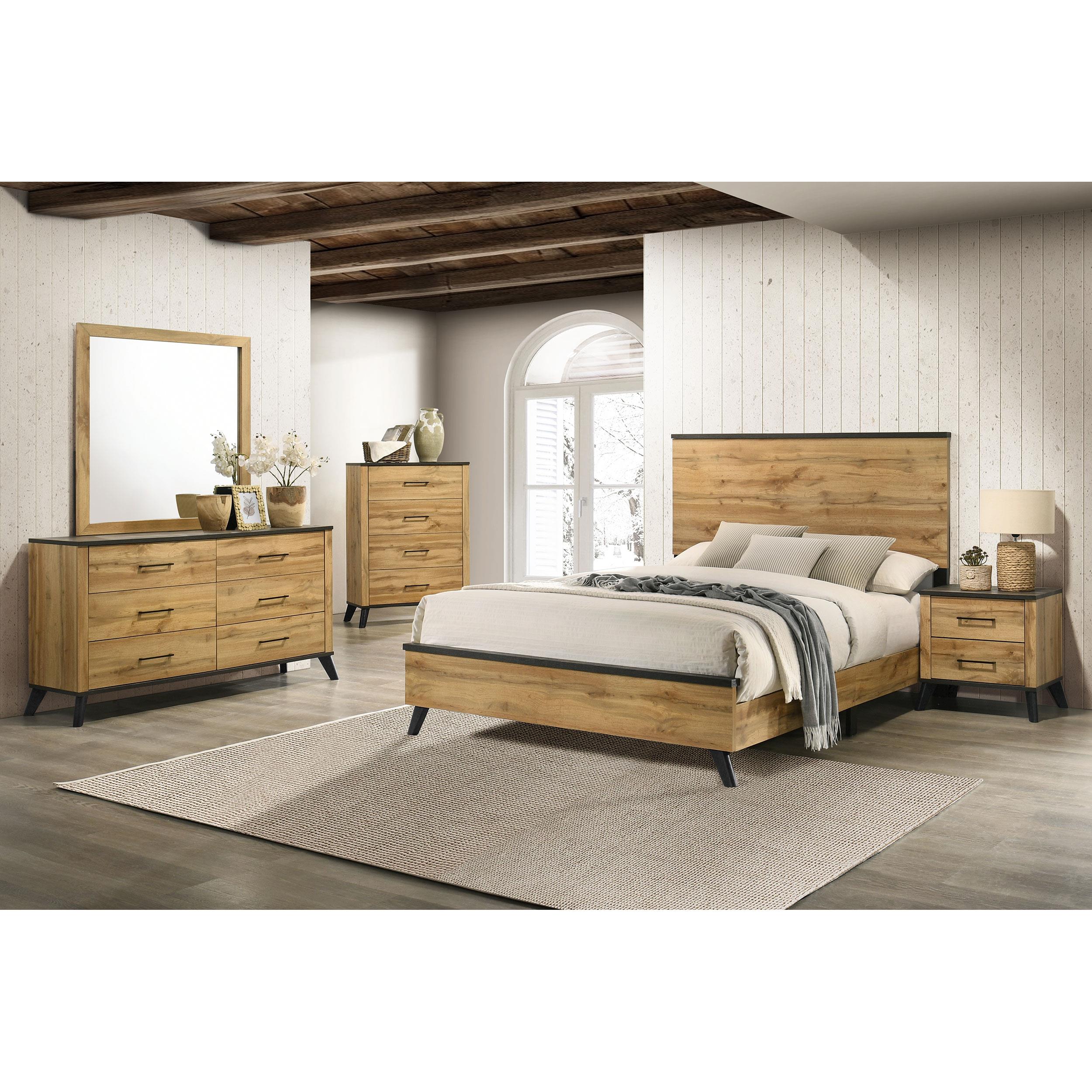 Coaster Furniture Kaywood 225003 6-Drawer Dresser Cabinet - Natural Pine IMAGE 10