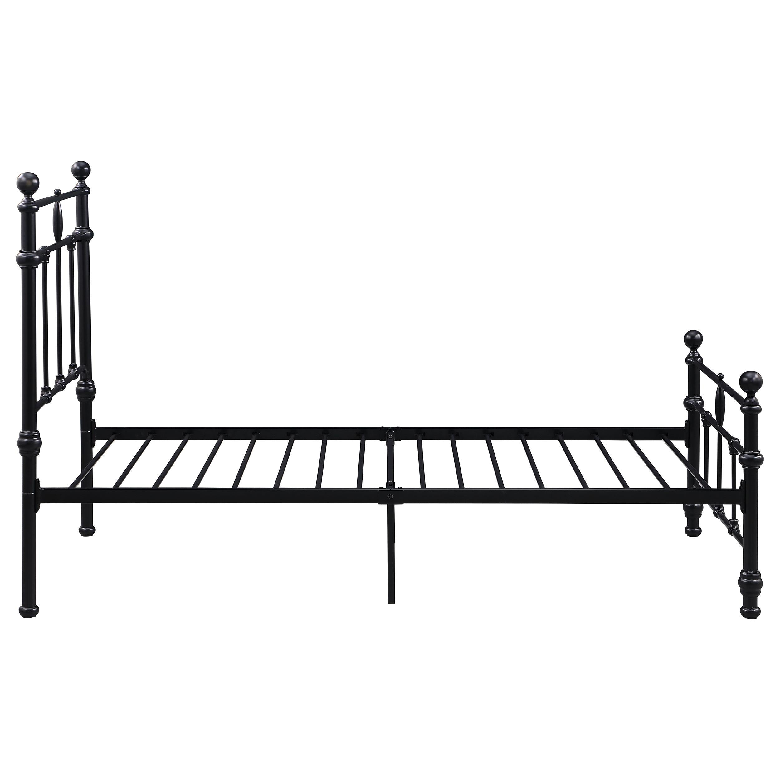 Coaster Furniture Novak 316001T 48-inch Metal Twin Open Frame Bed - Matte Black IMAGE 7