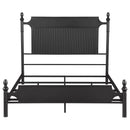 Coaster Furniture Cameron 360321Q 51-inch Metal Queen Panel Bed - Black IMAGE 2