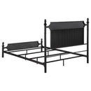 Coaster Furniture Cameron 360321Q 51-inch Metal Queen Panel Bed - Black IMAGE 5
