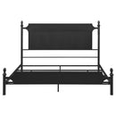 Coaster Furniture Cameron 360321KE 51-inch Metal Eastern King Panel Bed - Black IMAGE 2