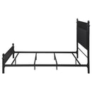 Coaster Furniture Cameron 360321KE 51-inch Metal Eastern King Panel Bed - Black IMAGE 4