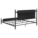 Coaster Furniture Cameron 360321KE 51-inch Metal Eastern King Panel Bed - Black IMAGE 5