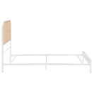 Coaster Furniture Amherst 360301T Radio Weave Rattan Metal Twin Bed - White IMAGE 7