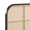 Coaster Furniture Amherst 360351F Radio Weave Rattan Metal Full Bed - Black IMAGE 9