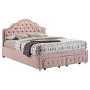 Coaster Furniture Ashleigh 460540F 44-inch Upholstered Full Storage Platform Bed - Pink IMAGE 2