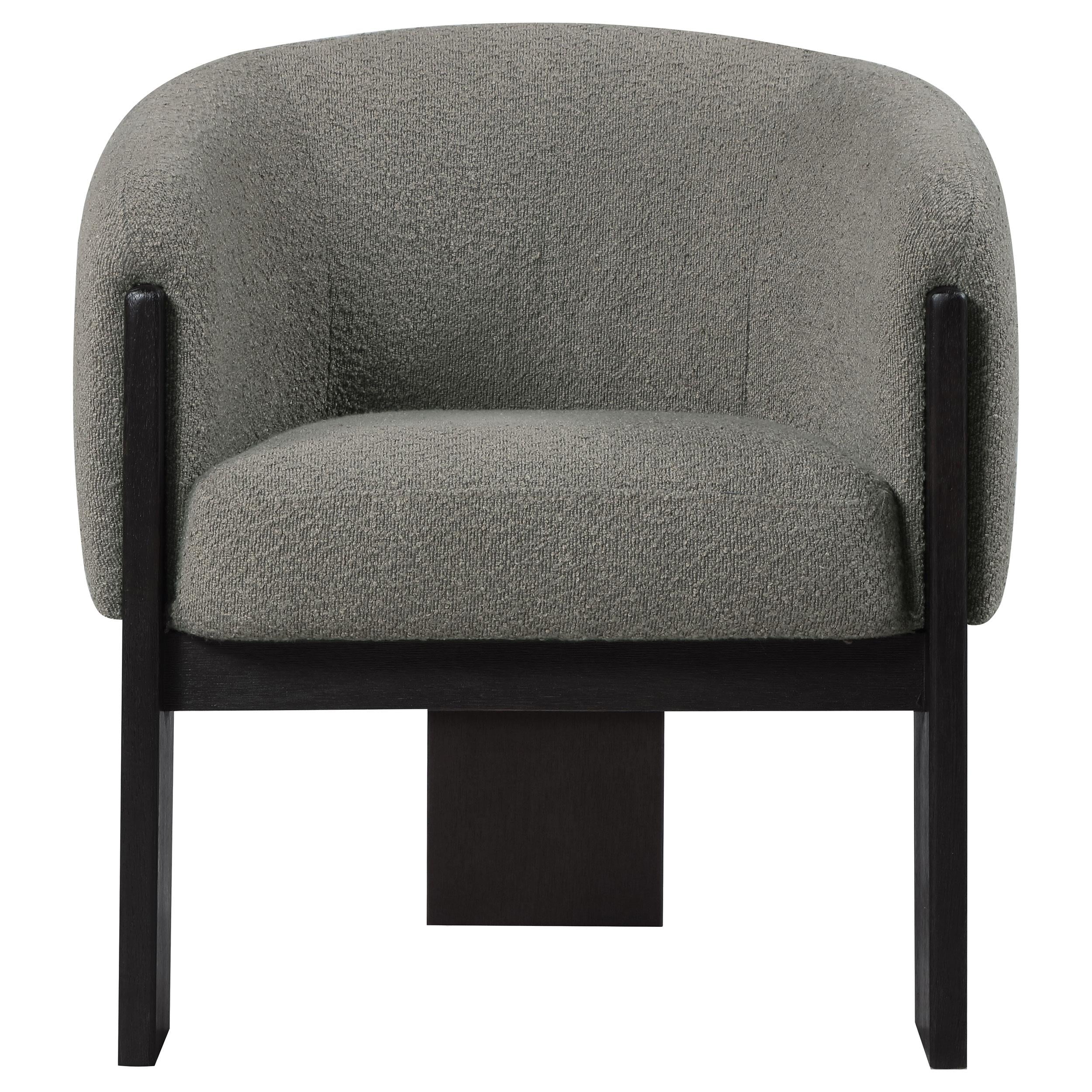 Coaster Furniture Valdez 903166 Boucle Upholstered Barrel Back Accent Chair - Brown IMAGE 2