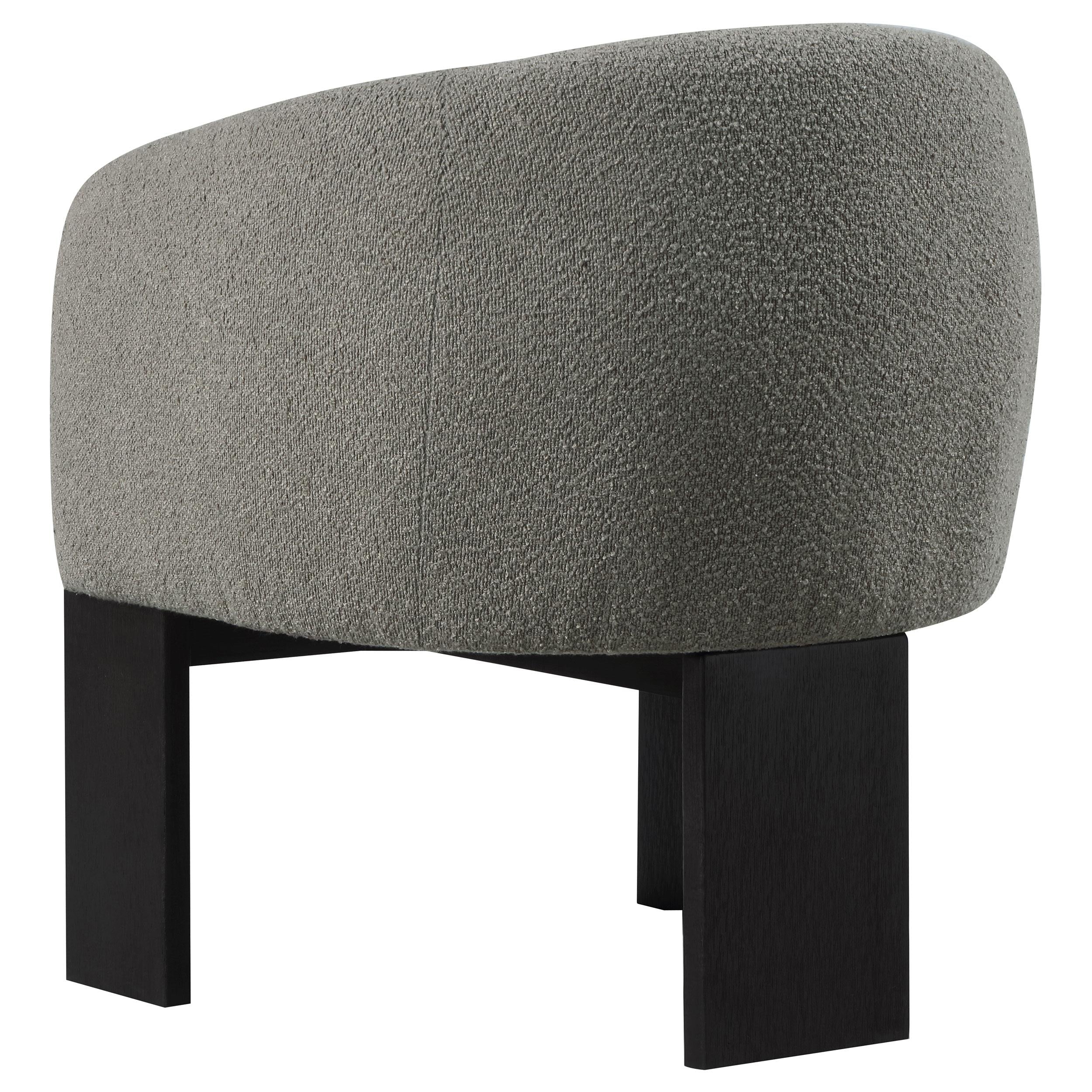 Coaster Furniture Valdez 903166 Boucle Upholstered Barrel Back Accent Chair - Brown IMAGE 5
