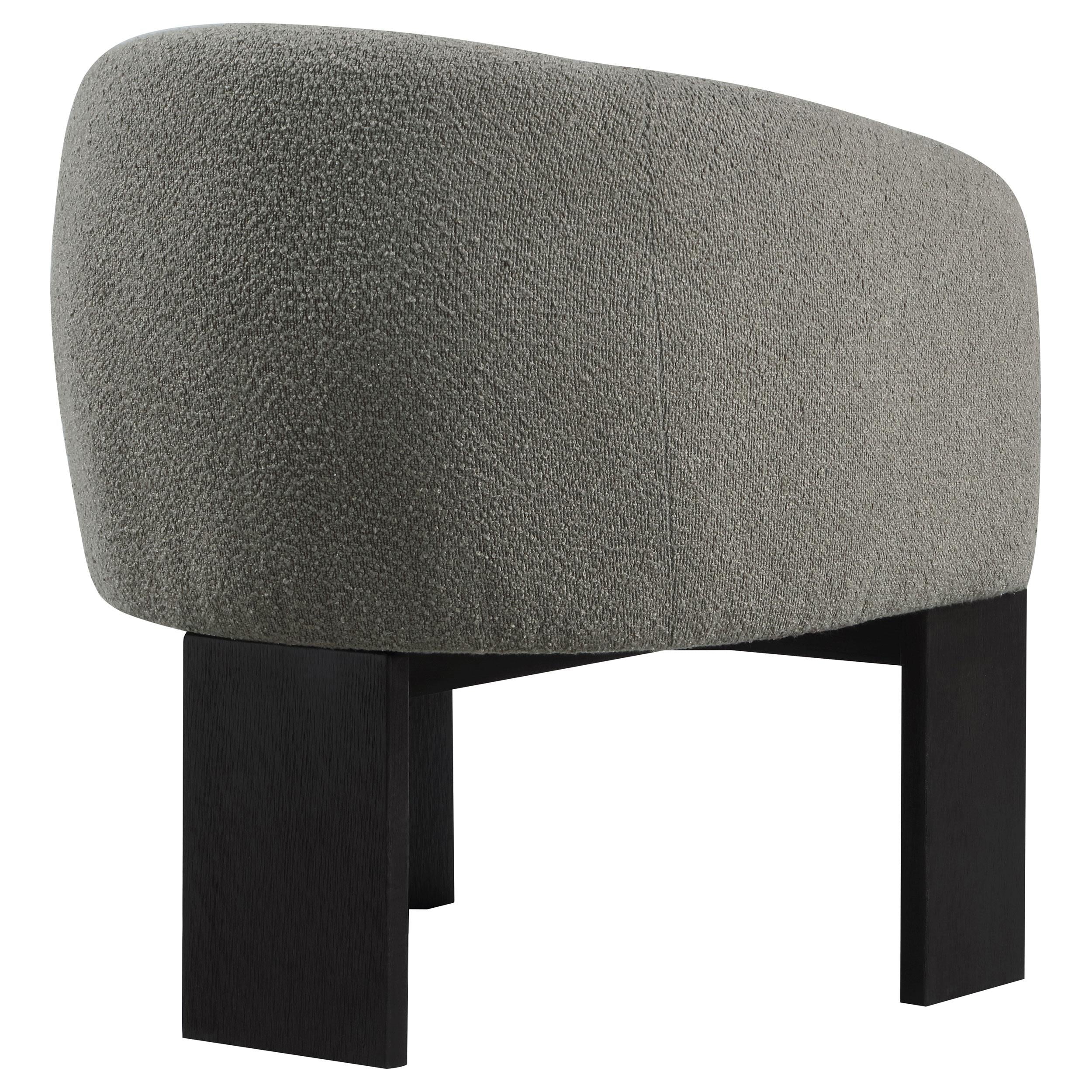 Coaster Furniture Valdez 903166 Boucle Upholstered Barrel Back Accent Chair - Brown IMAGE 7