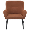 Coaster Furniture Calvin 902471 Upholstered Modern Arm Accent Chair - Rust IMAGE 2