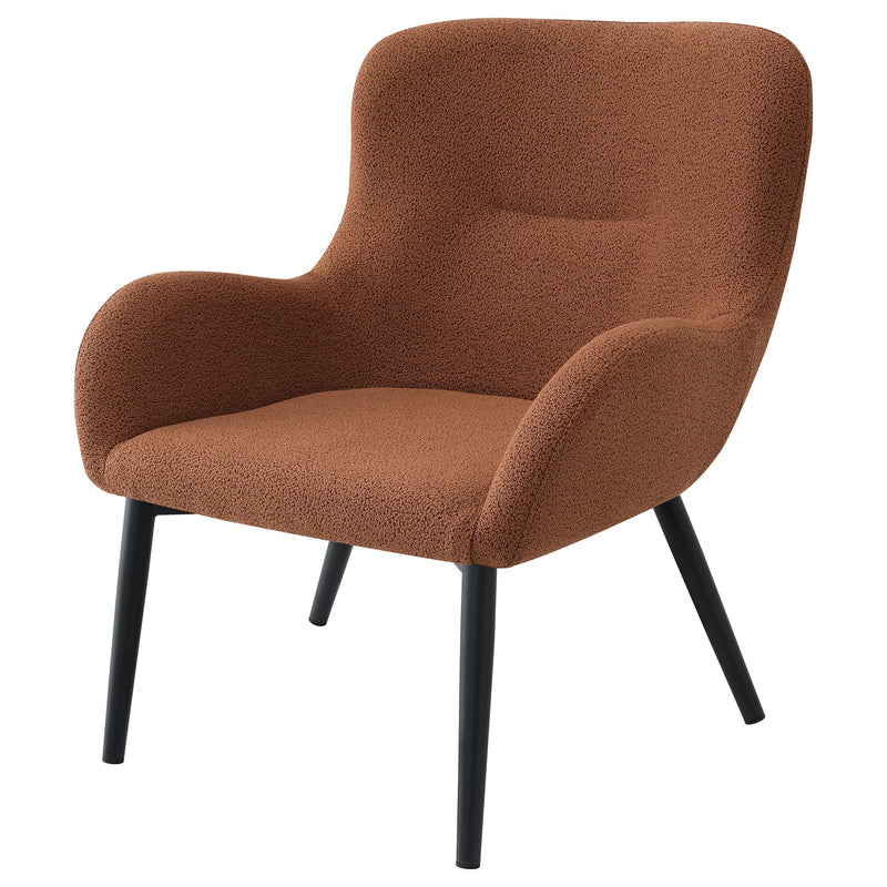 Coaster Furniture Calvin 902471 Upholstered Modern Arm Accent Chair - Rust IMAGE 3