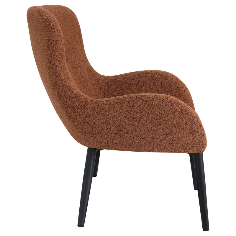 Coaster Furniture Calvin 902471 Upholstered Modern Arm Accent Chair - Rust IMAGE 7