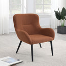 Coaster Furniture Calvin 902471 Upholstered Modern Arm Accent Chair - Rust IMAGE 8