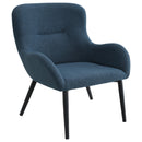 Coaster Furniture Calvin 902472 Upholstered Modern Arm Accent Chair - Aegean Blue IMAGE 1