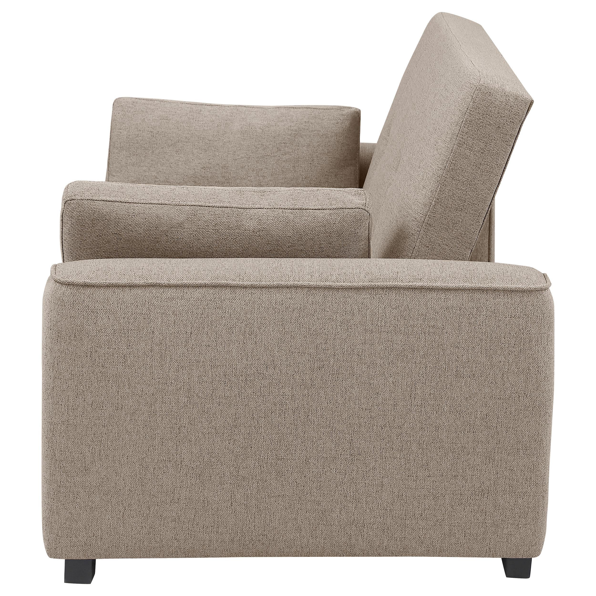 Coaster Furniture Edith 360146 Upholstered Convertible Sleeper Sofa Bed - Beige IMAGE 6