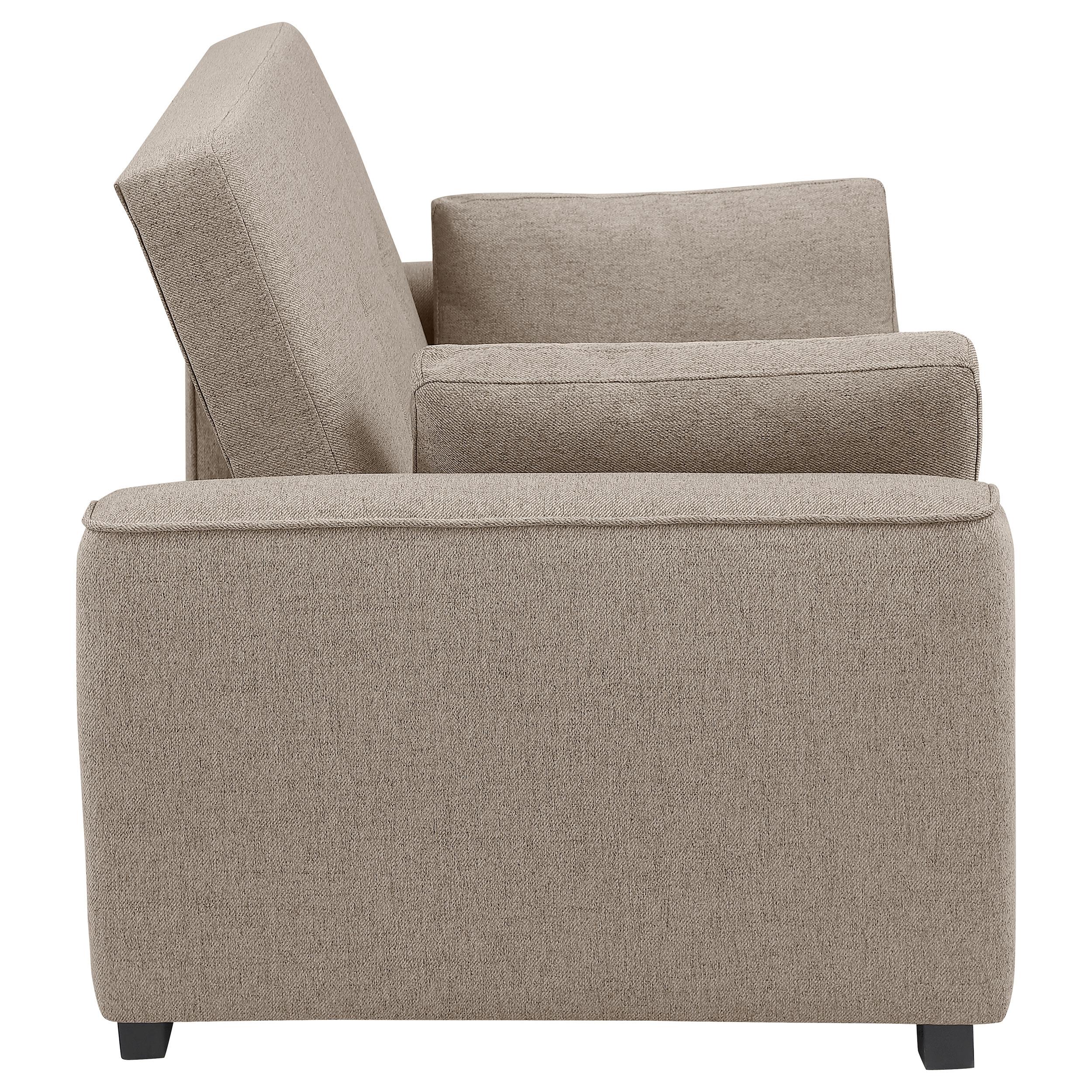 Coaster Furniture Edith 360146 Upholstered Convertible Sleeper Sofa Bed - Beige IMAGE 9