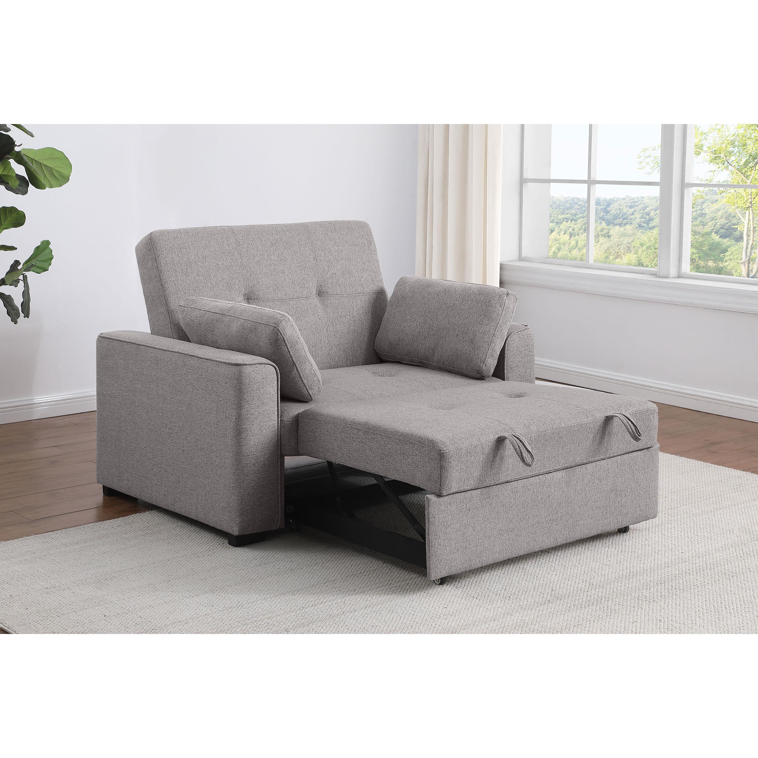 Coaster Furniture Edith 360147 Upholstered Convertible Sleeper Sofa Bed - Grey IMAGE 11