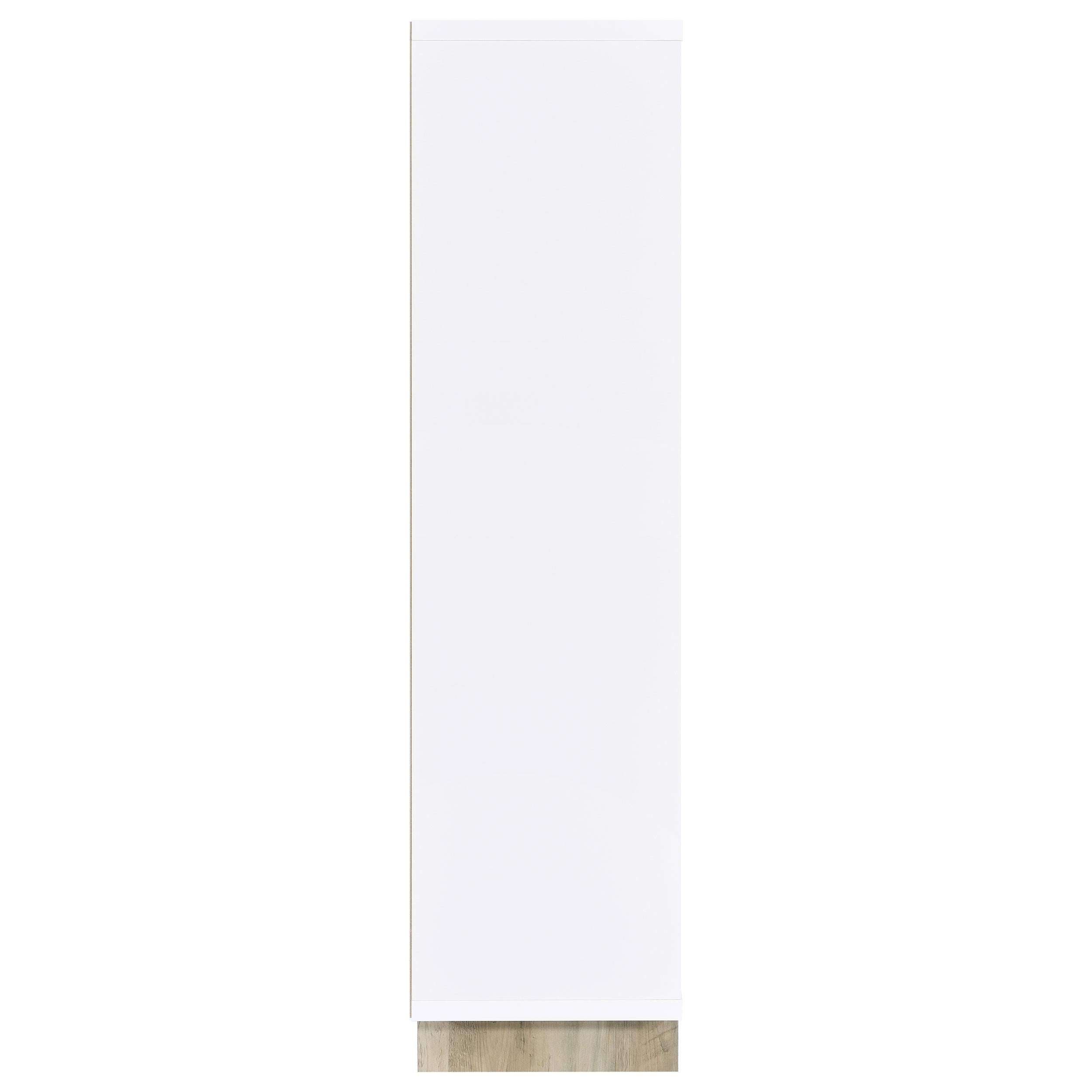 Coaster Furniture Dalton 980075 65-inch 6-shelf Bookcase - White and Distressed Pine IMAGE 7