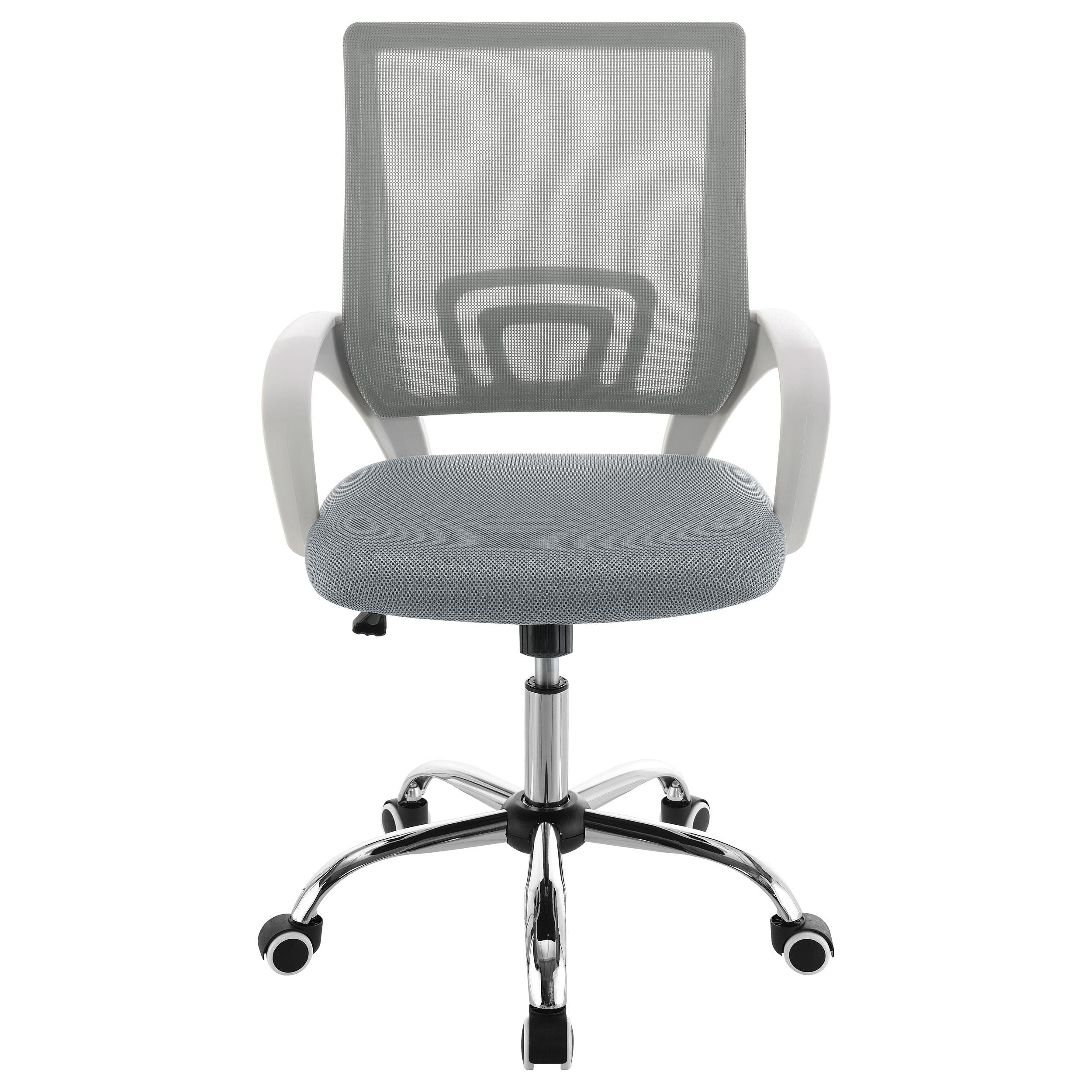 Coaster Furniture Felton 802015 Upholstered Adjustable Home Office Desk Chair - Grey IMAGE 2