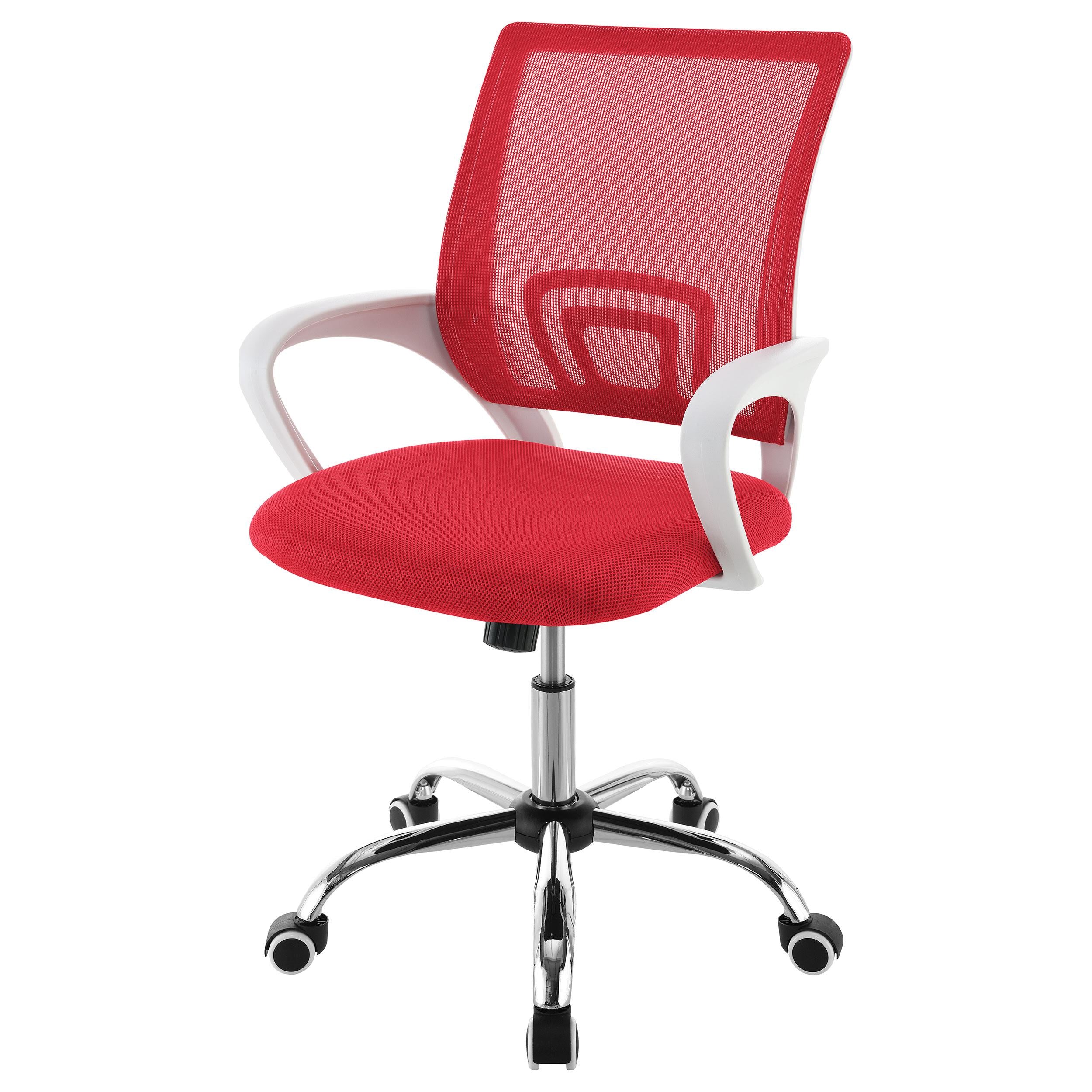 Coaster Furniture Felton 802017 Upholstered Adjustable Home Office Desk Chair - Red IMAGE 3