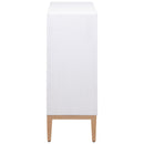 Coaster Furniture Gretchen 950408 2-door Wood Fluted Parquet Cabinet - White and Brown IMAGE 8