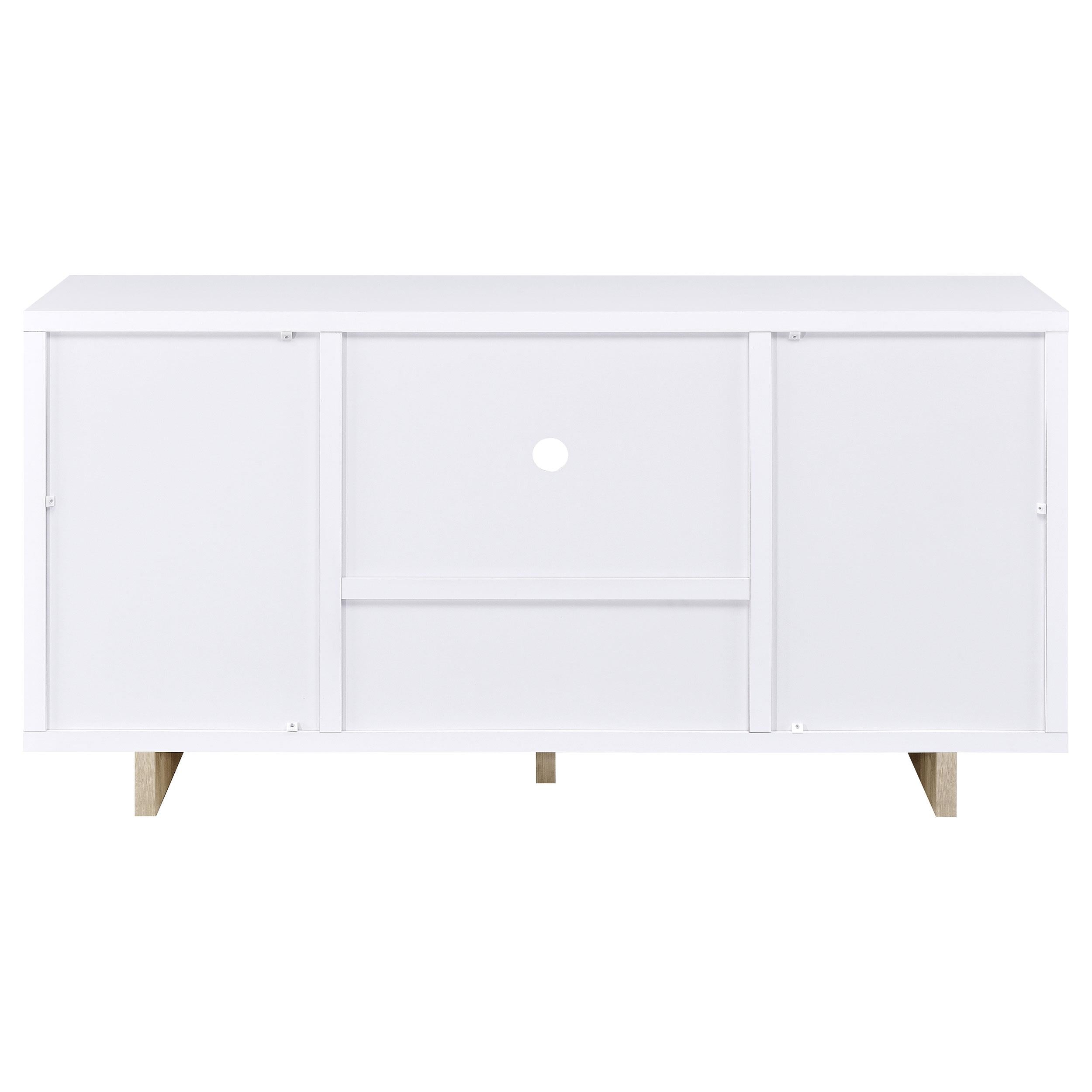 Coaster Furniture Dalton 950405 2-door Storage Cabinet - White and Distressed Pine IMAGE 7