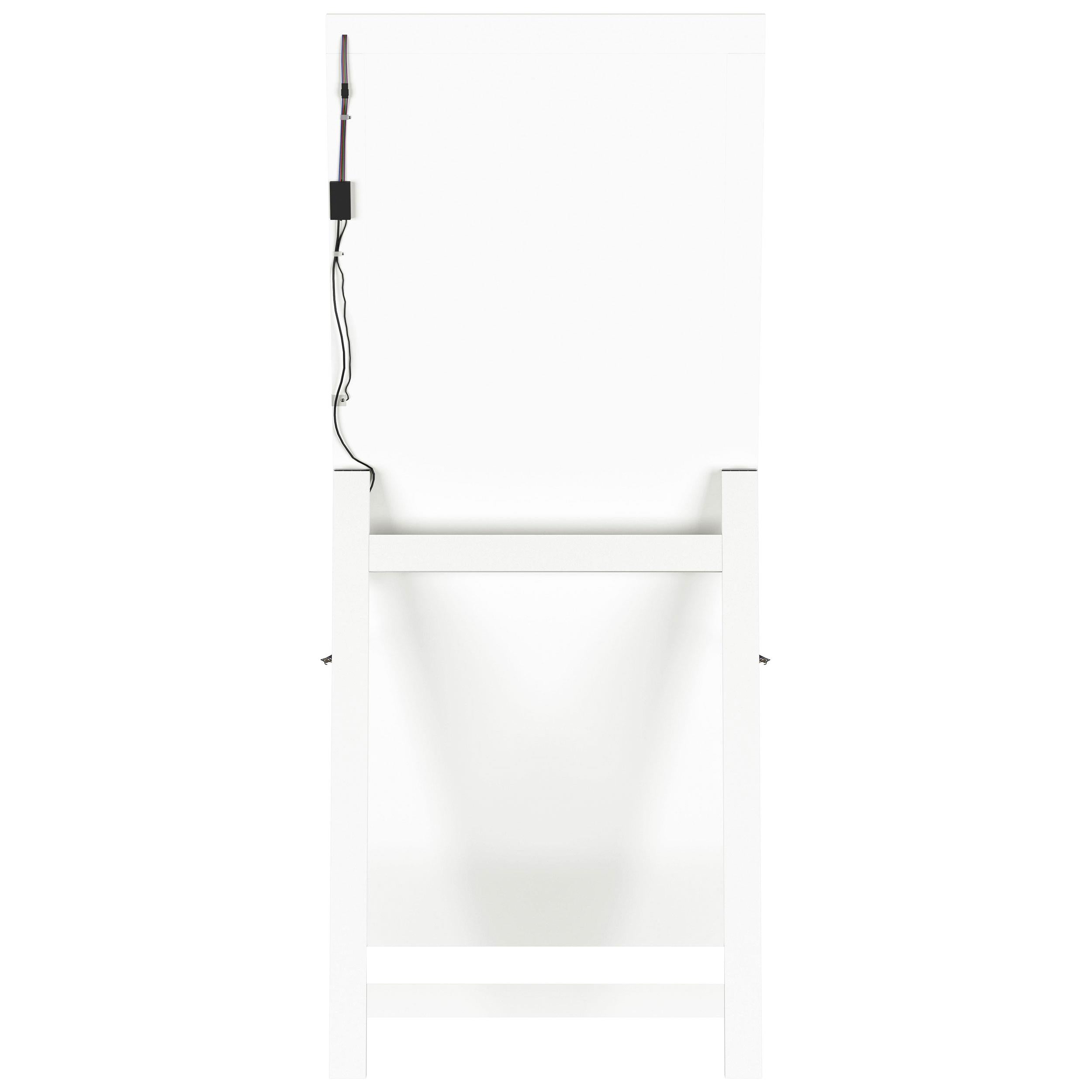 Coaster Furniture Windrose 960963 28 x 67 Inch Tempered LED Standing Mirror - White IMAGE 14