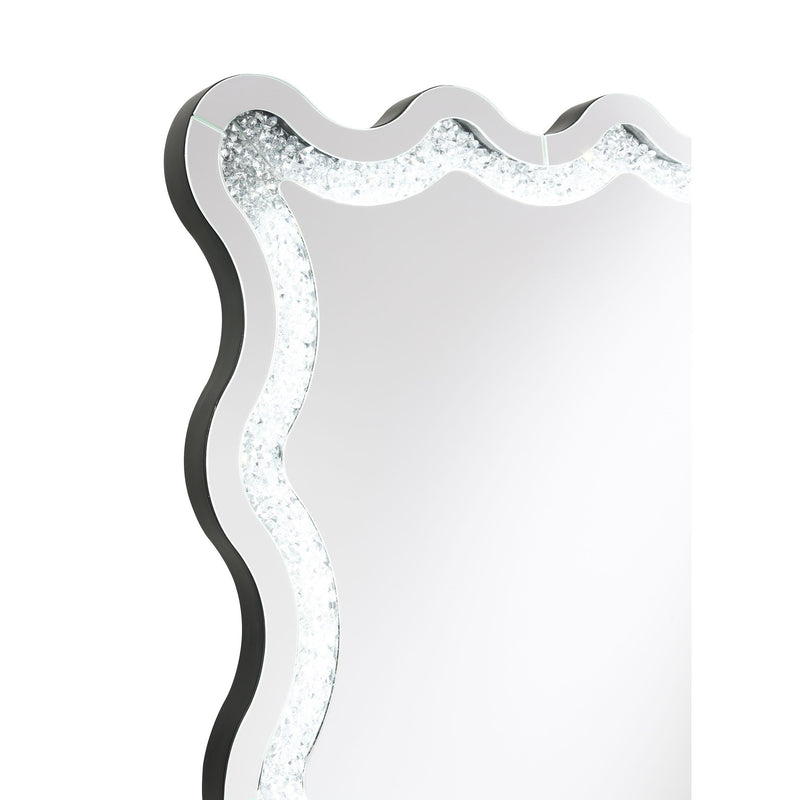 Coaster Furniture Brixey 961473 24 x 63 Inch LED Lighting Standing Floor Mirror - Black IMAGE 19