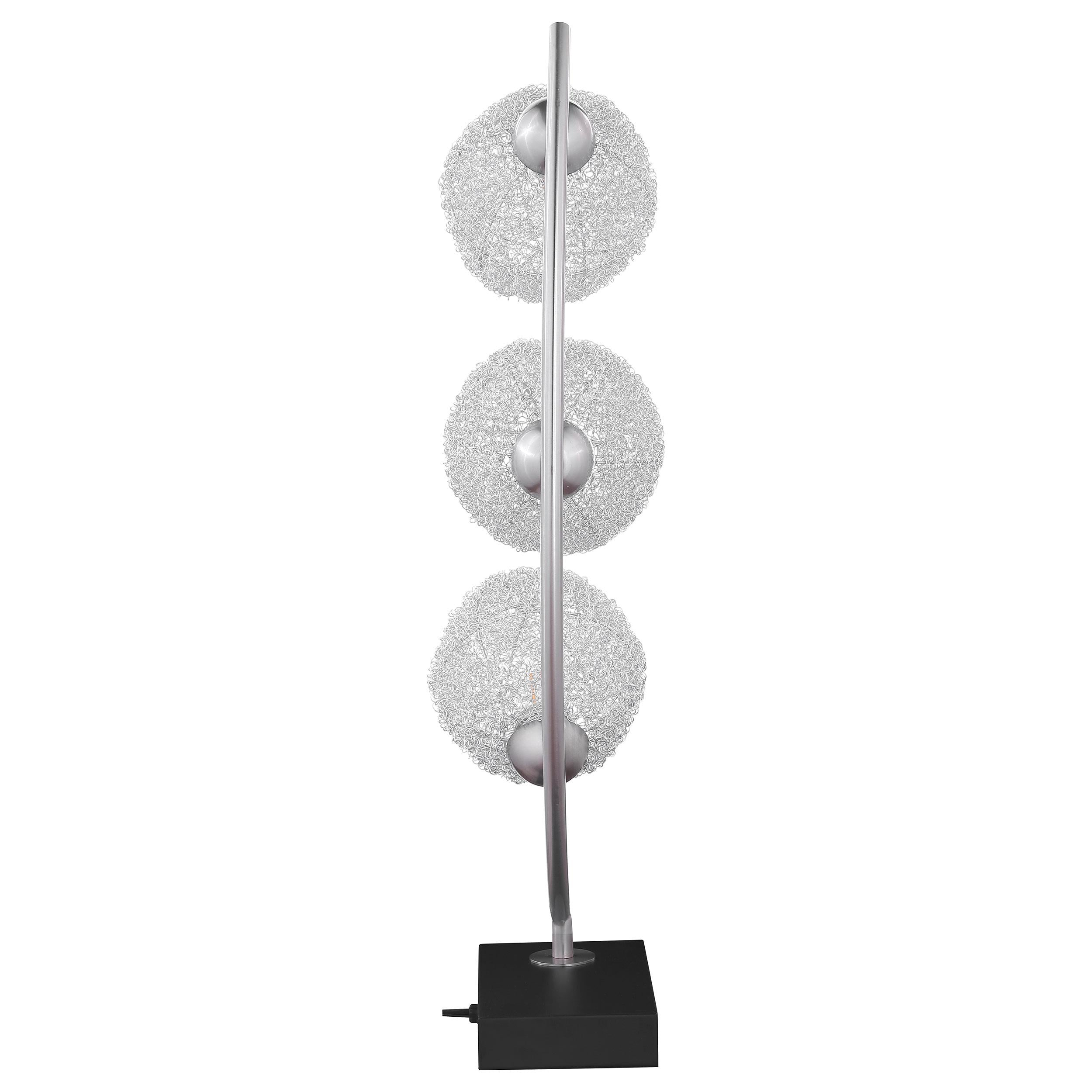Coaster Furniture Claudia 920233 30-inch Woven Spherical Metal Table Lamp - Black IMAGE 5