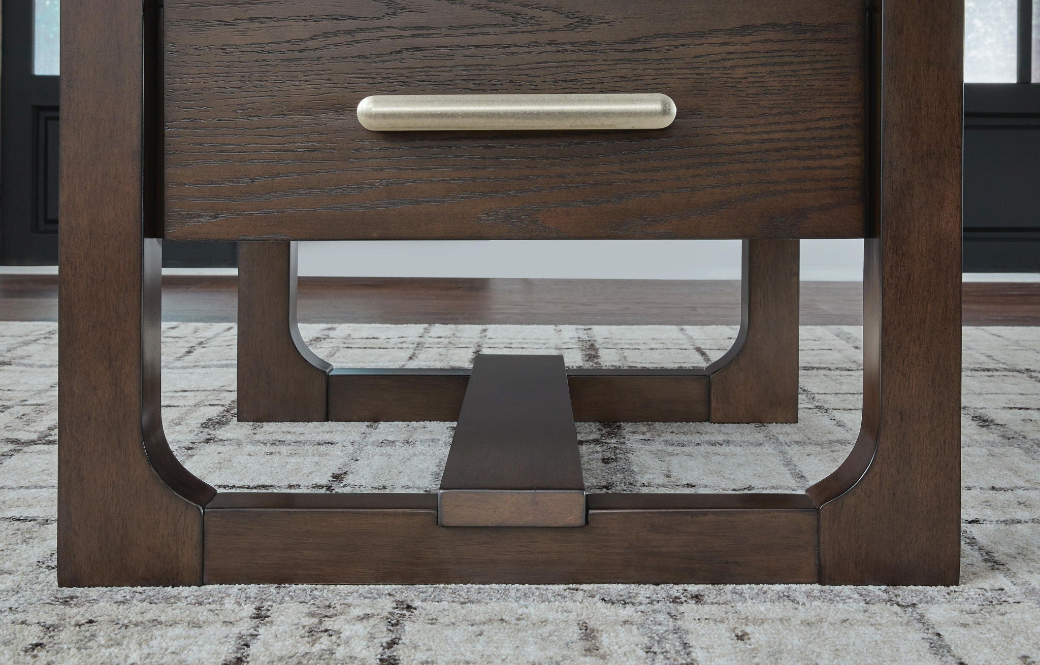 Breckington - Square End Table - Dark Brown
