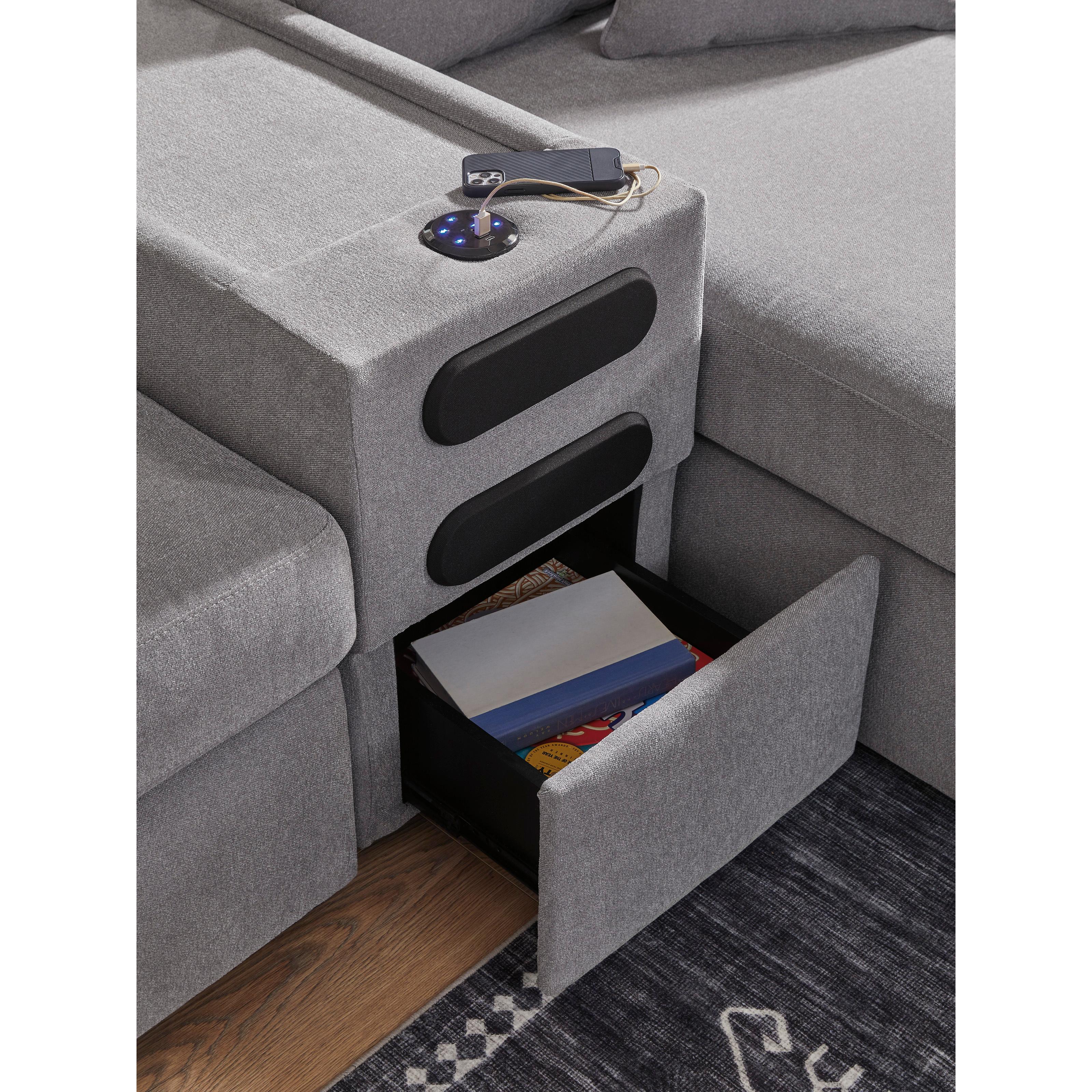Diamond Modern Furniture Exclusive Design Modmax Console with Audio System 9210427 IMAGE 5